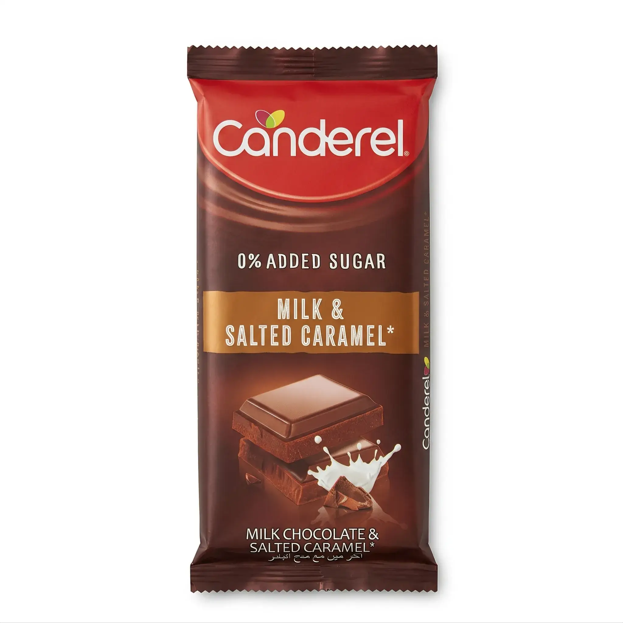 Canderel Milk & Salted Caramel Chocolate Bar