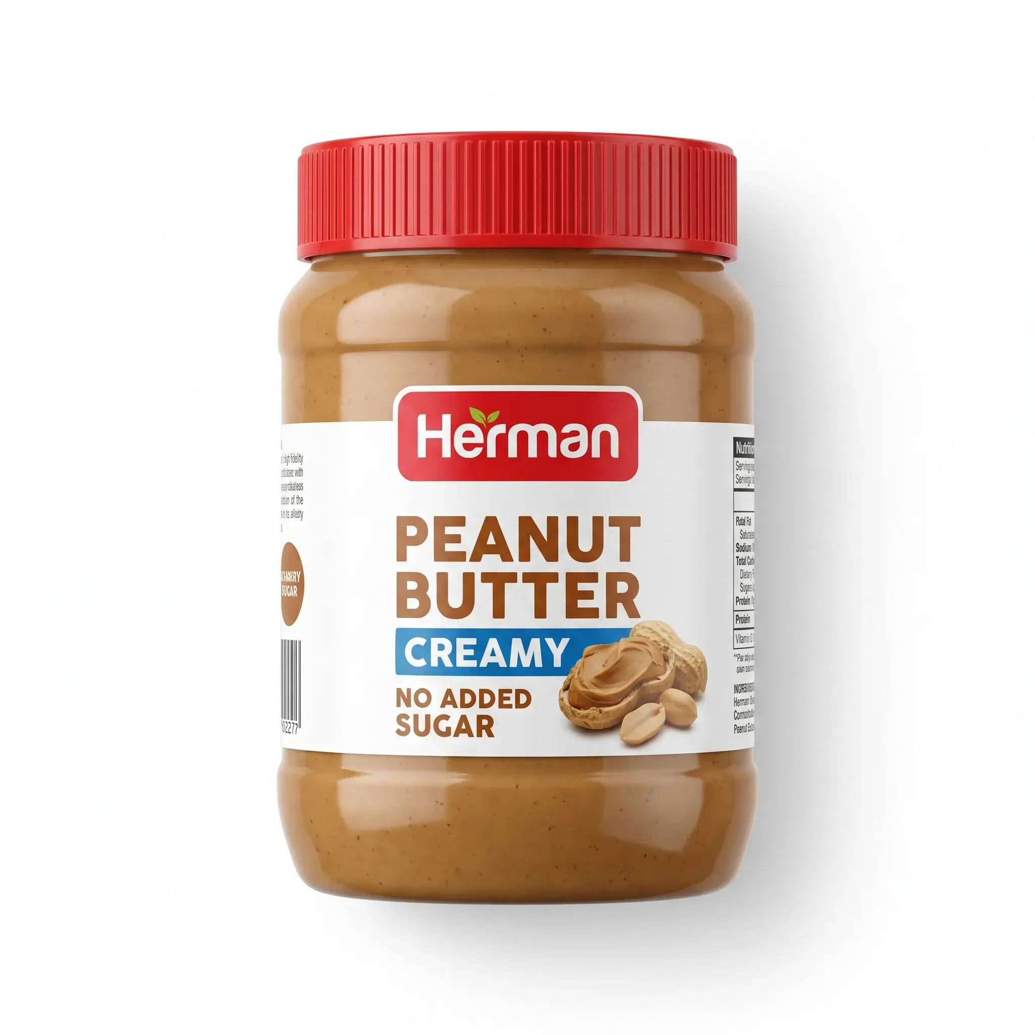 Herman Peanut Butter Creamy No Added Sugar