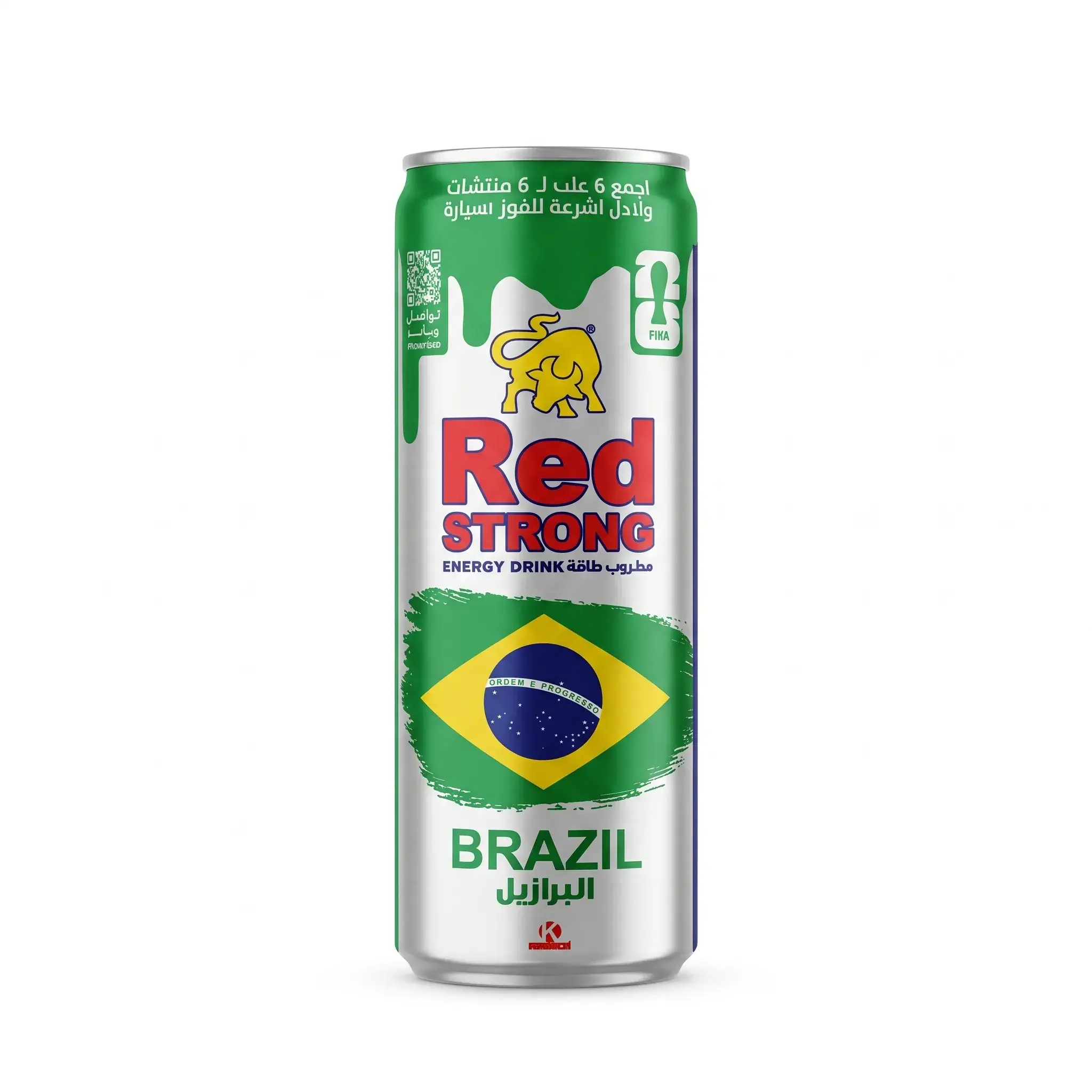 Red Strong Energy Drink Brazil Edition