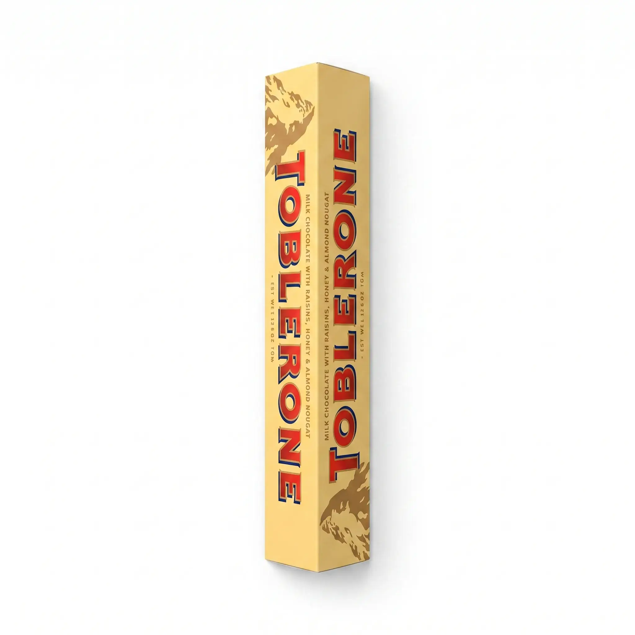 Toblerone Milk Chocolate with Raisins, Honey & Almond Nougat