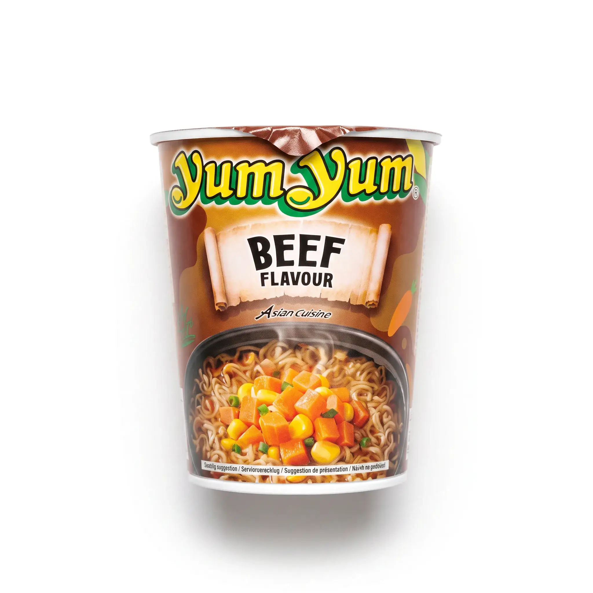 Yum Yum Beef Flavour Instant Noodles Cup