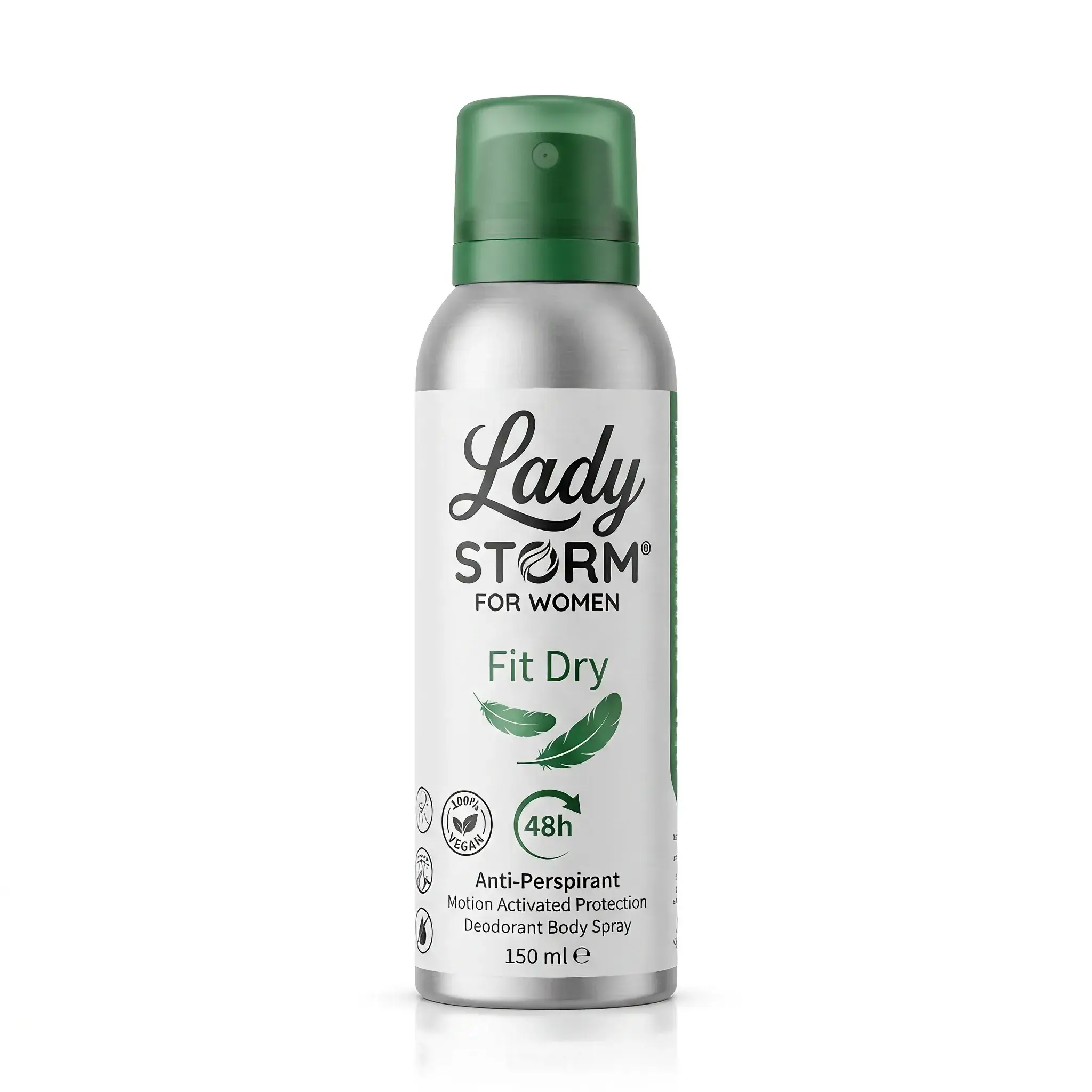 Lady Storm Fit Dry Anti-Perspirant Deodorant Body Spray for Women