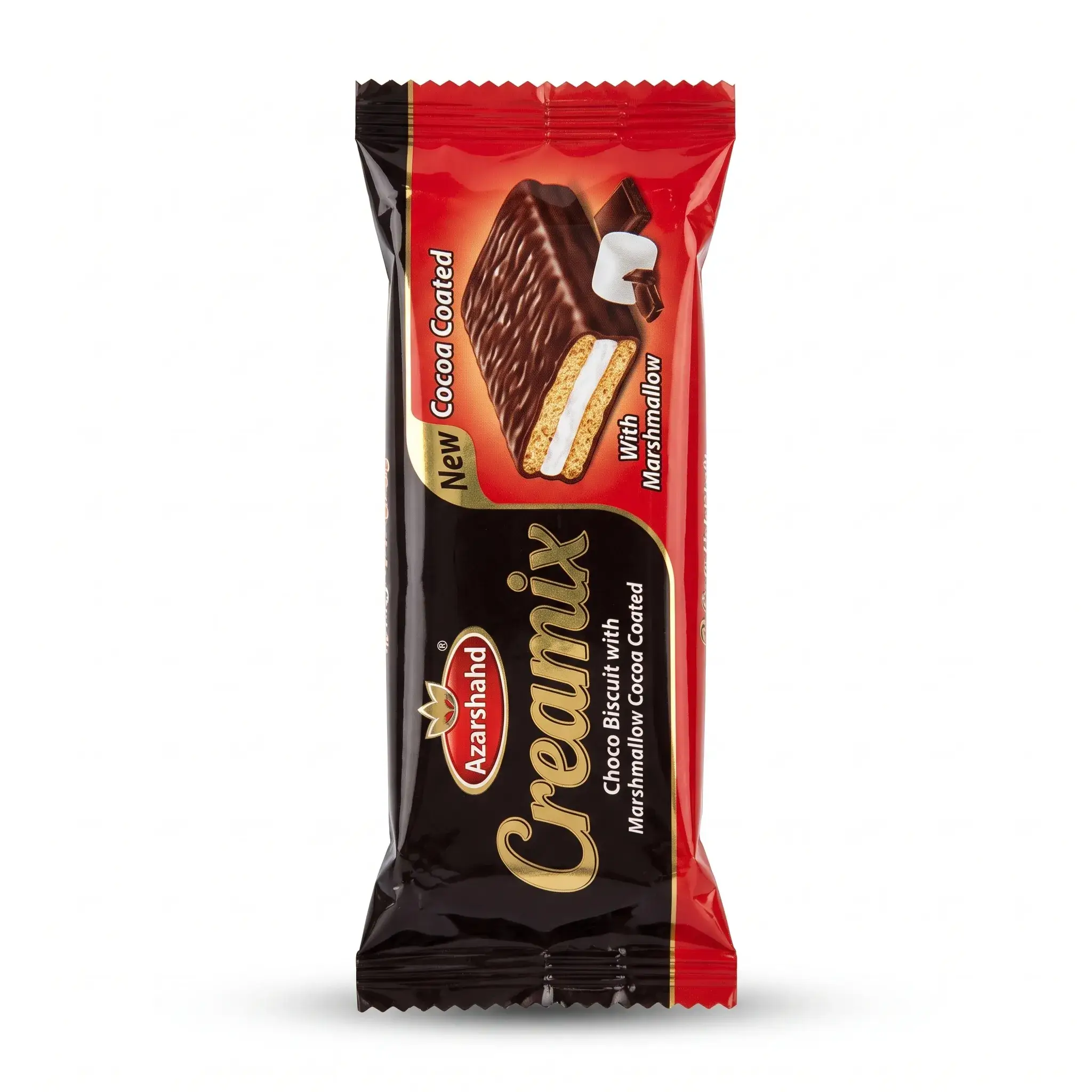 Azarshahd Creamix Choco Biscuit with Marshmallow Cocoa Coated