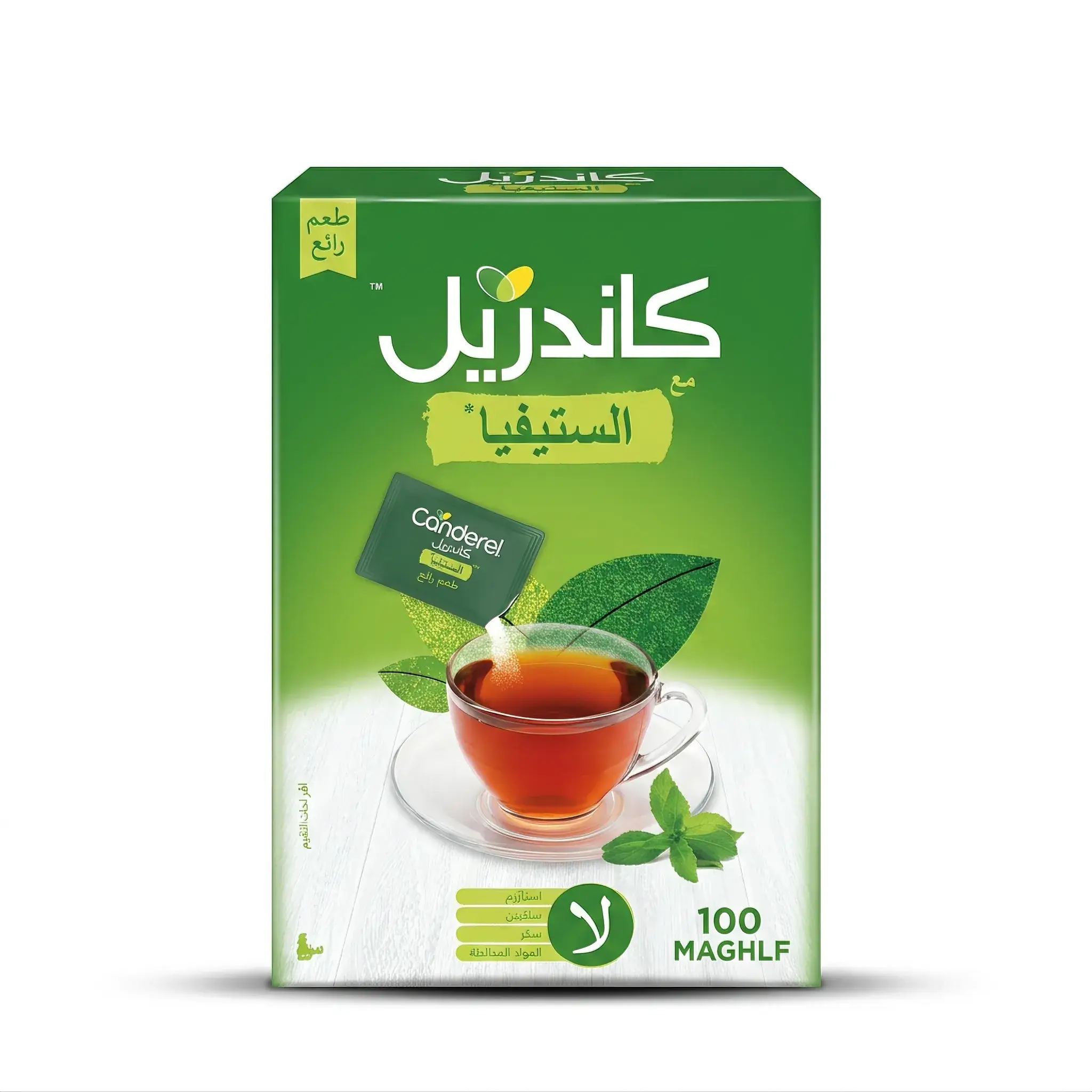 Canderel Stevia Sweetener 100 Sachets