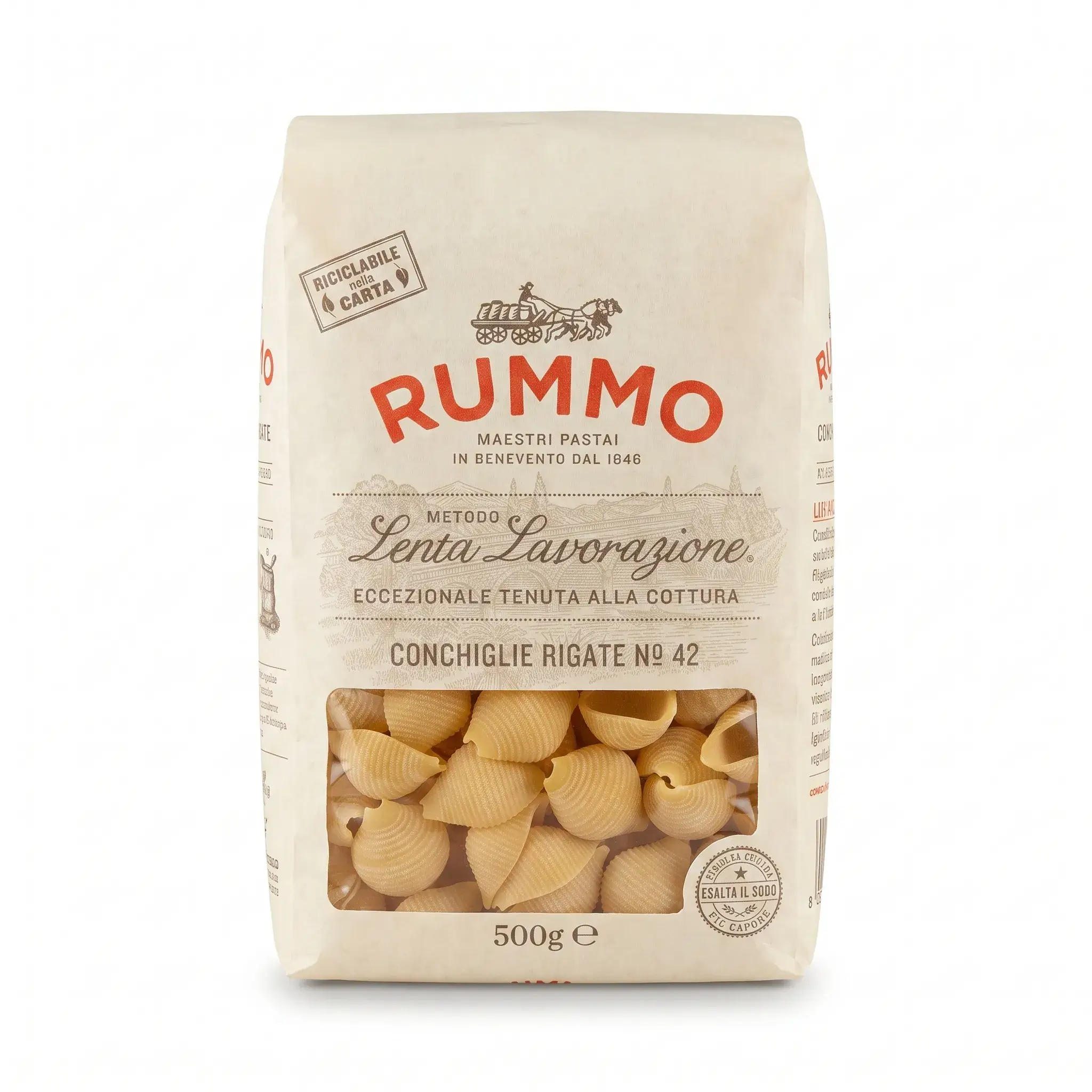 Rummo Conchiglie Rigate No. 42 Pasta