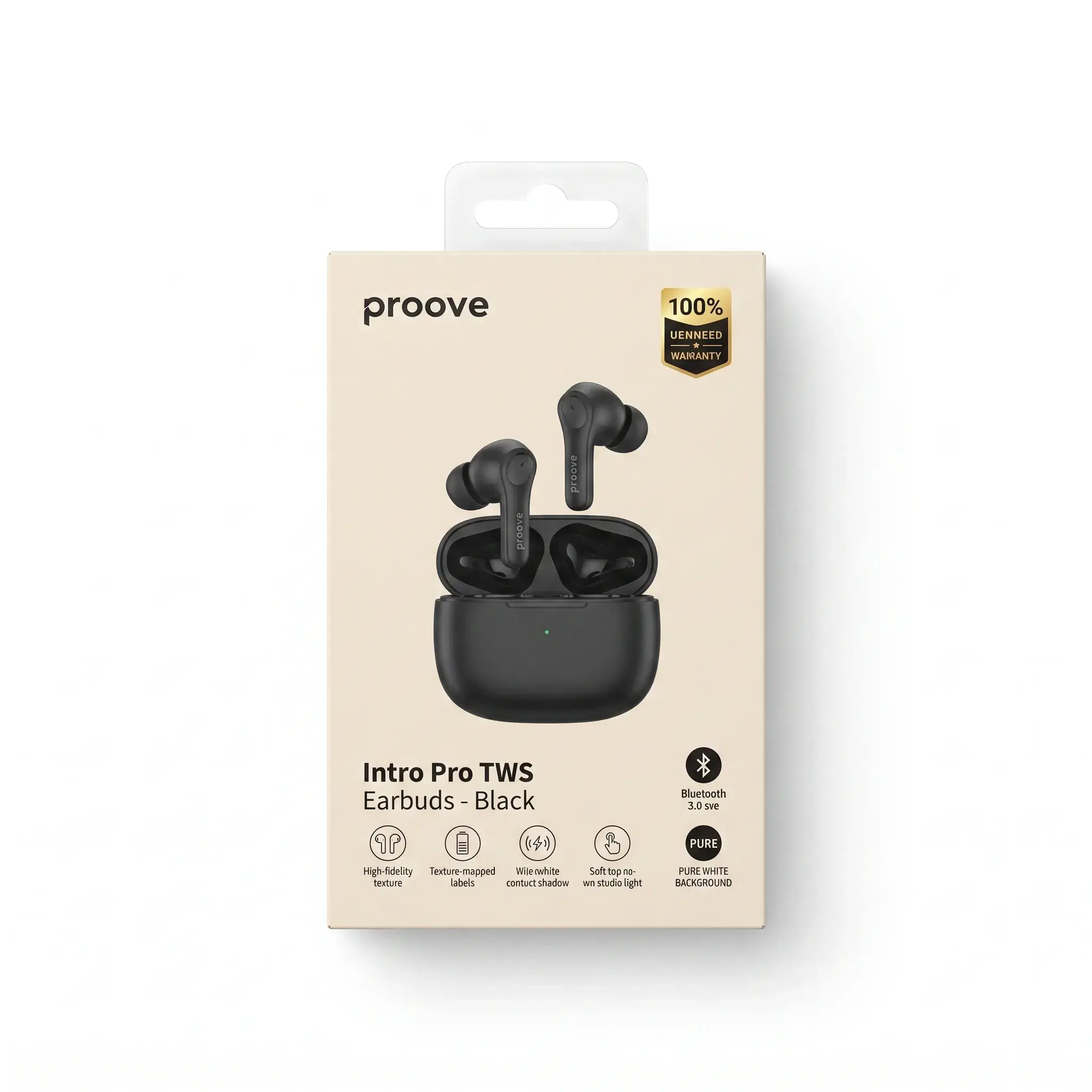 Proove Intro Pro TWS Earbuds - Black