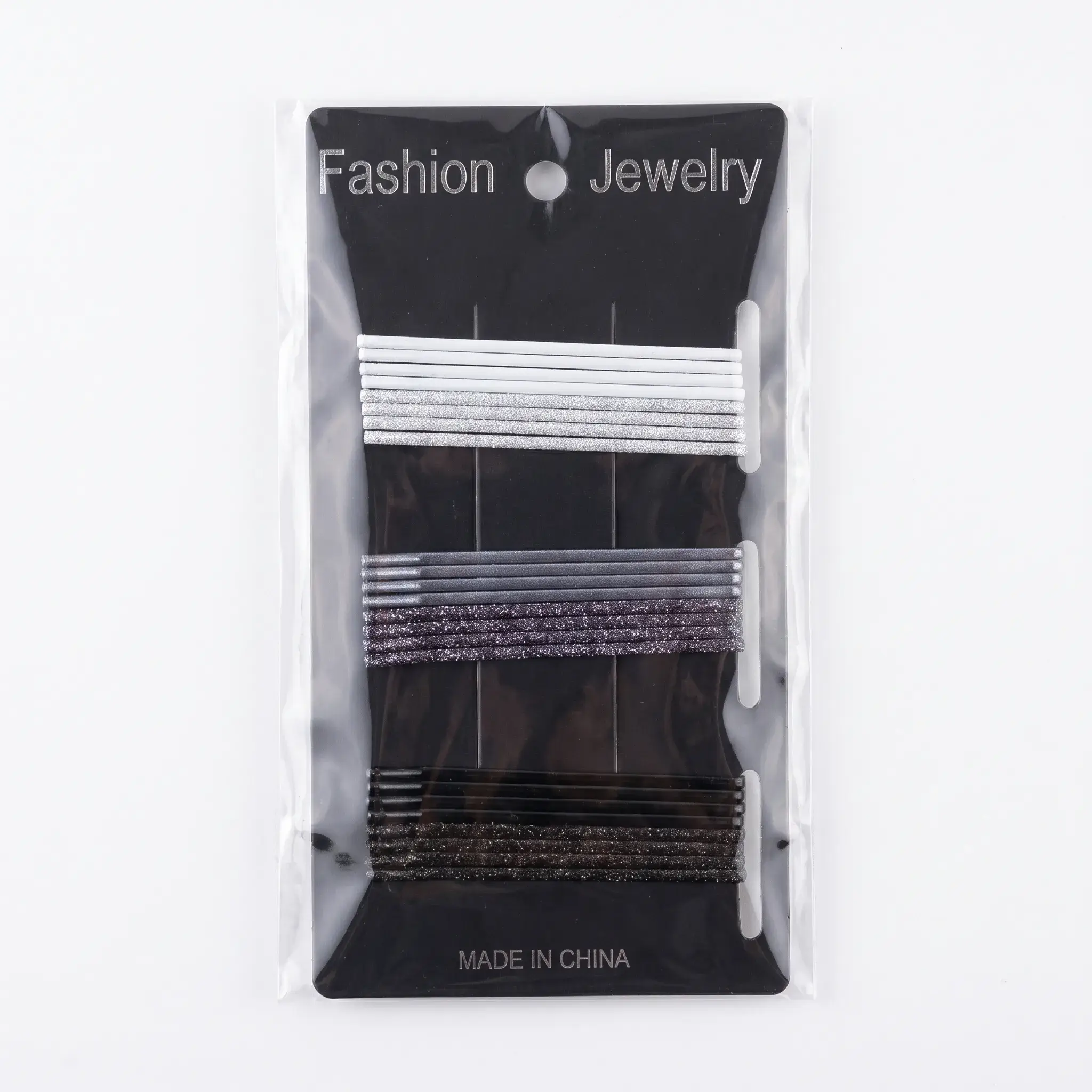 Fashion Jewelry Glitter Bobby Pins Set - 18 Pieces