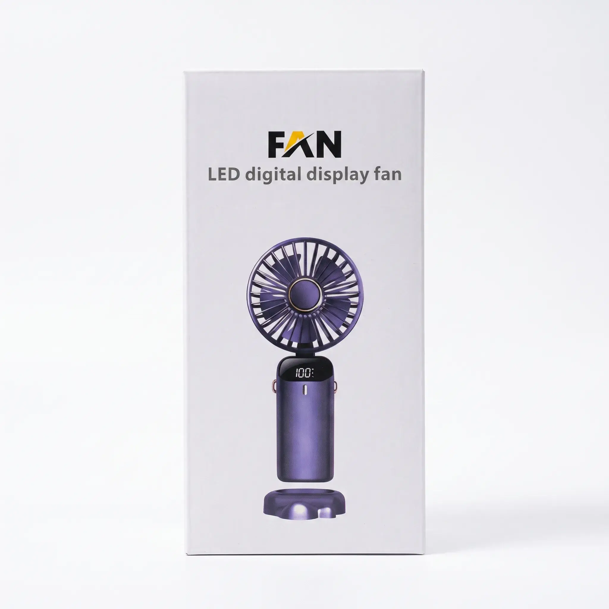 LED Digital Display Portable Fan (6 pcs)