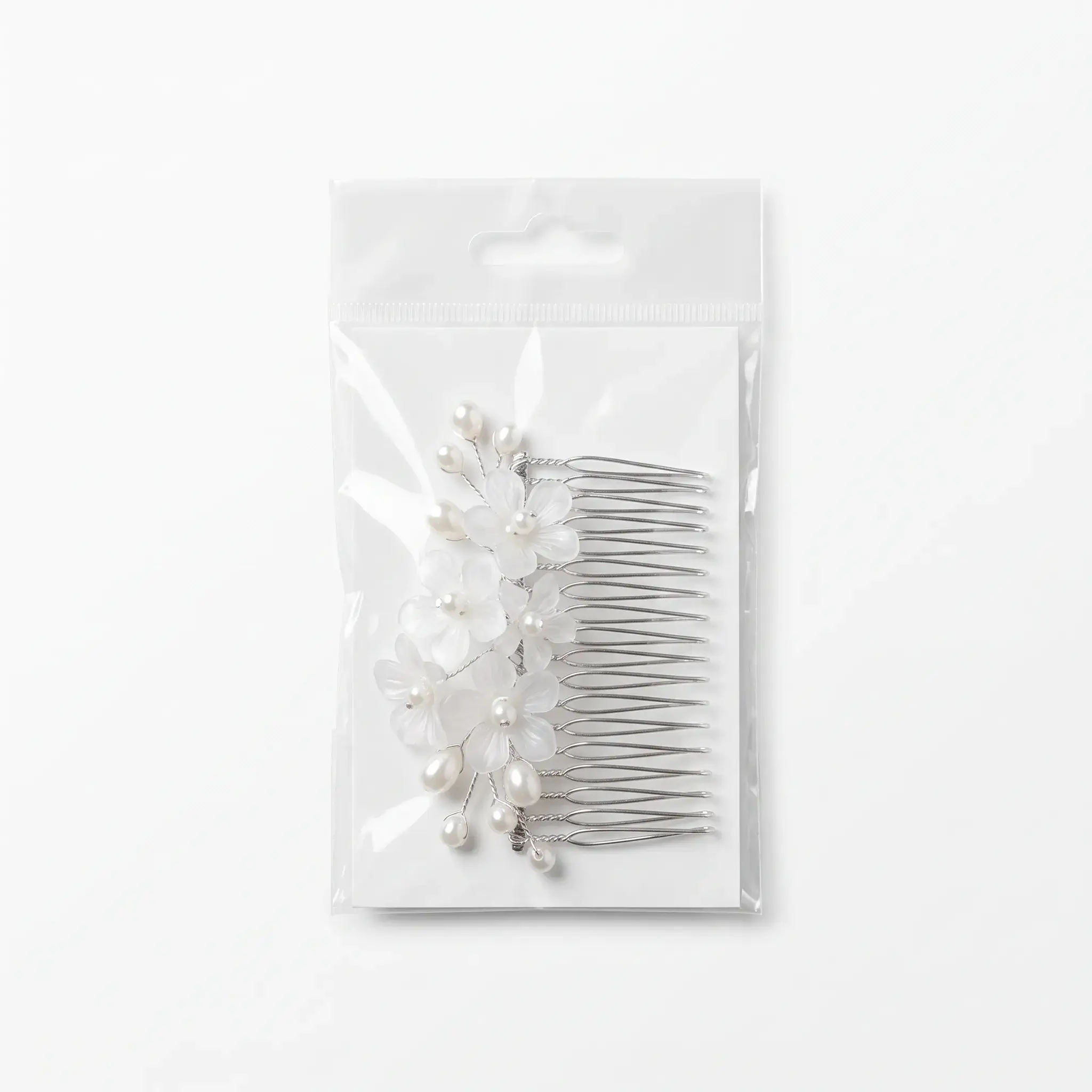 Floral Pearl Hair Comb
