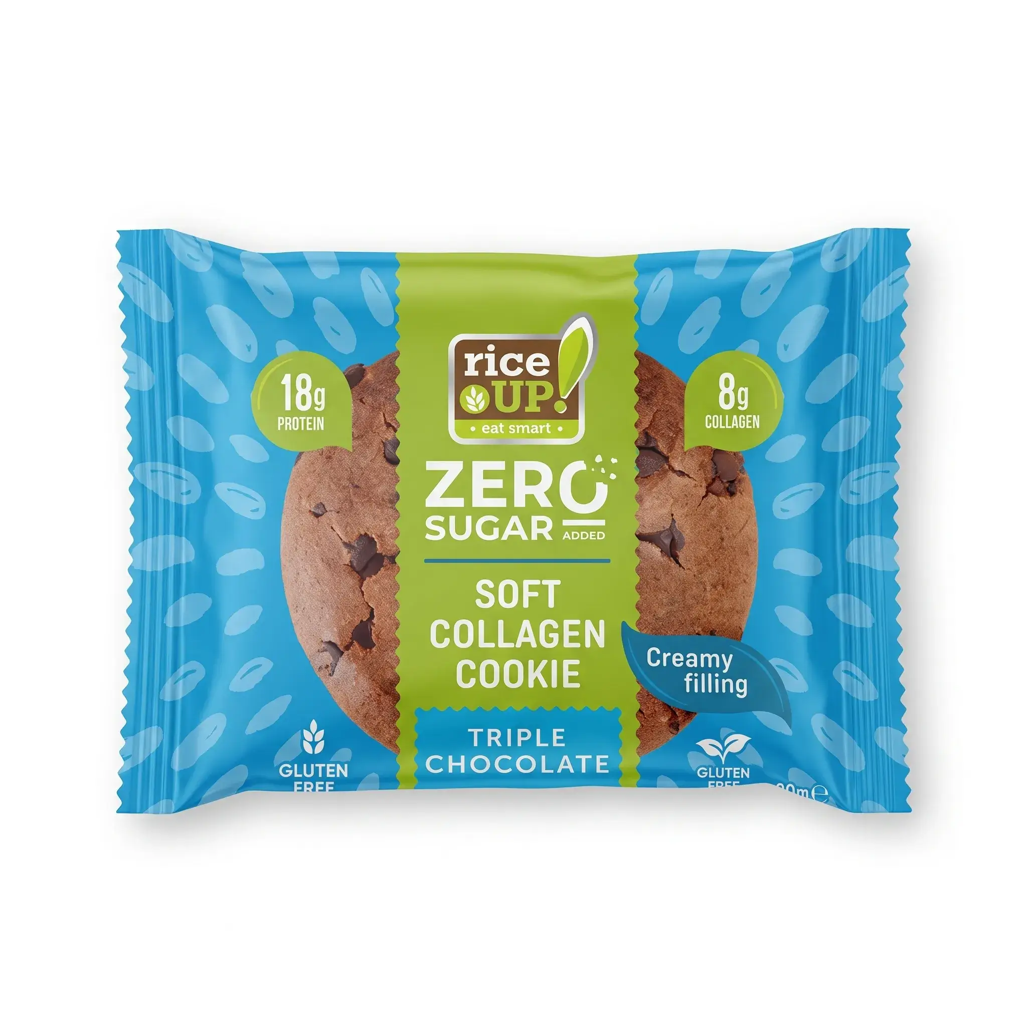 Rice Up! Soft Collagen Cookie Triple Chocolate