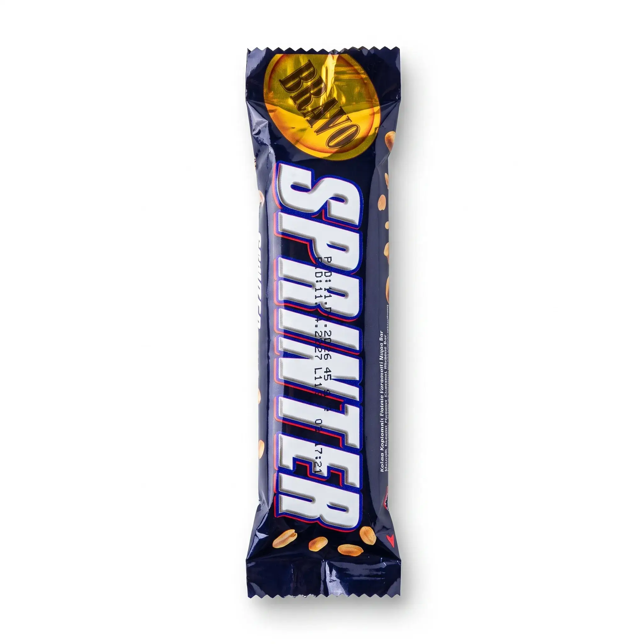 Bravo Sprinter Chocolate Bar with Peanuts and Caramel