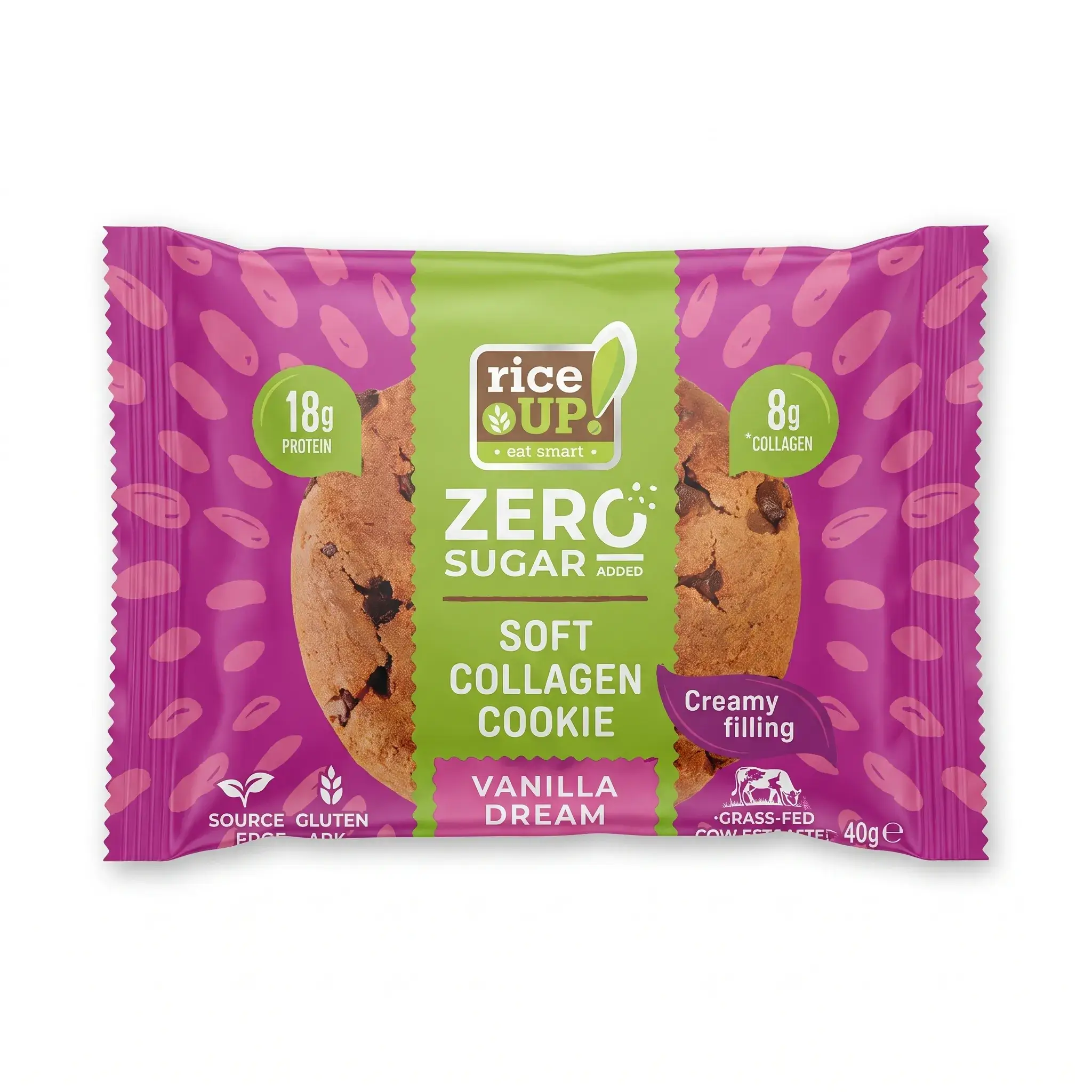 Rice UP! Soft Collagen Cookie Vanilla Cream