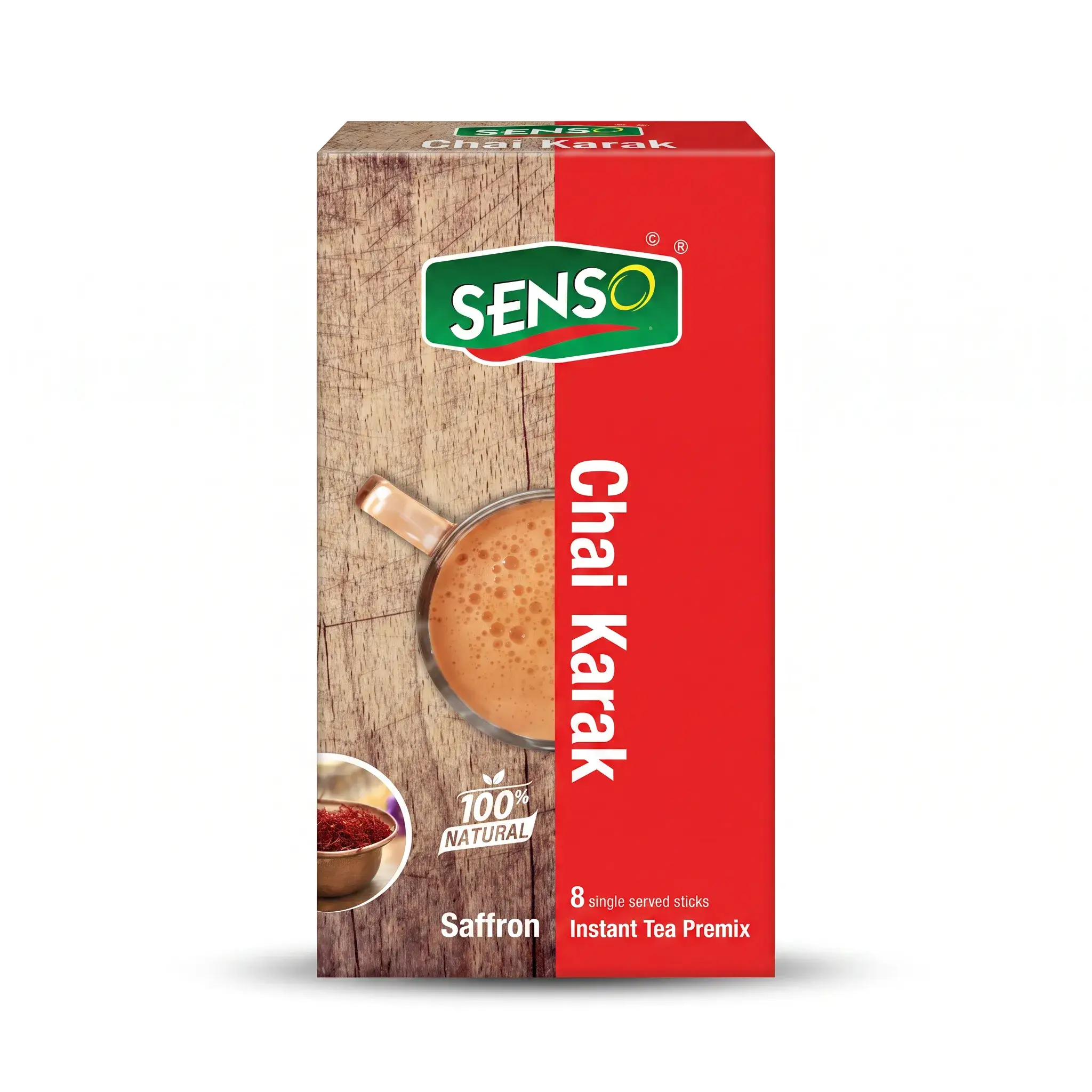 Senso Chai Karak Saffron Instant Tea Premix