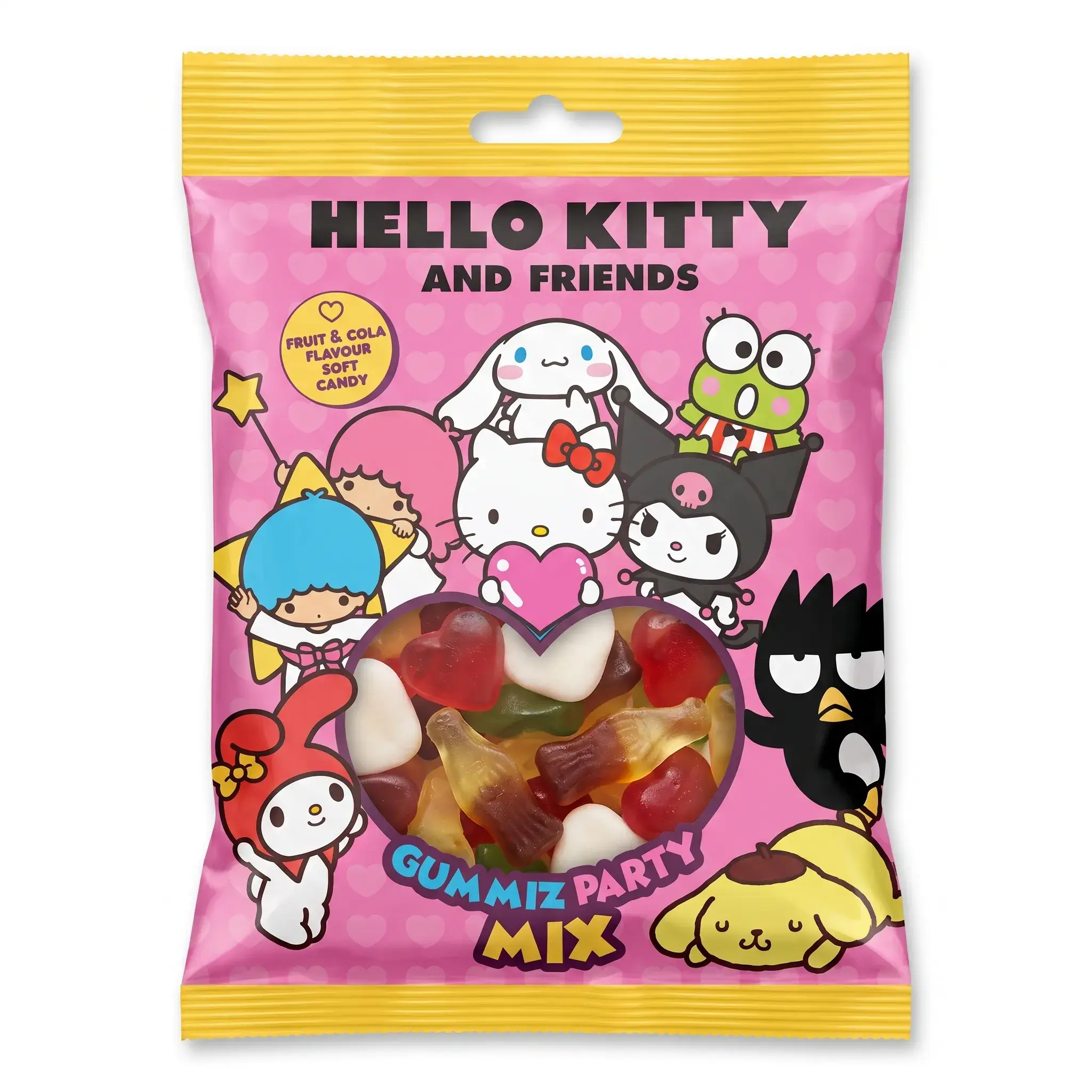 Hello Kitty and Friends Gummiz Party Mix Fruit & Cola Flavor