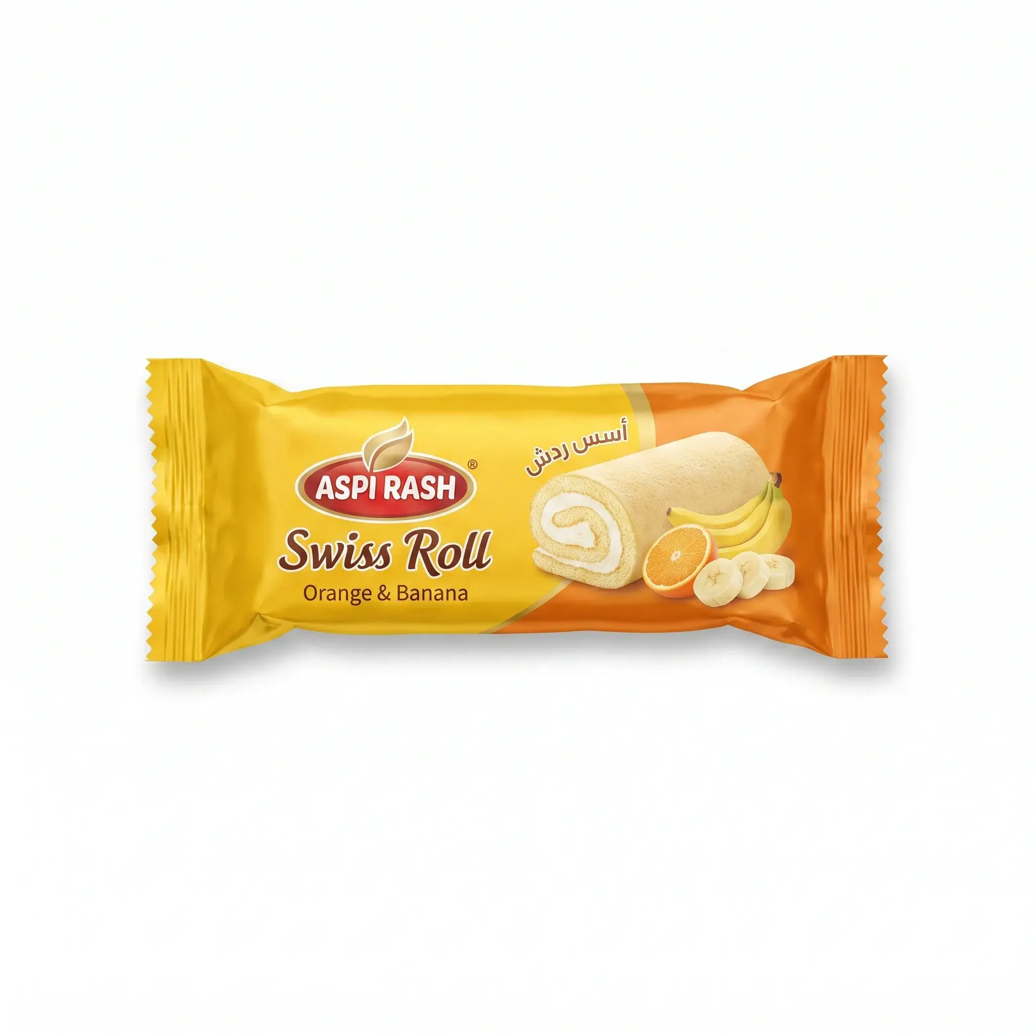 Aspi Rash Orange & Banana Swiss Roll