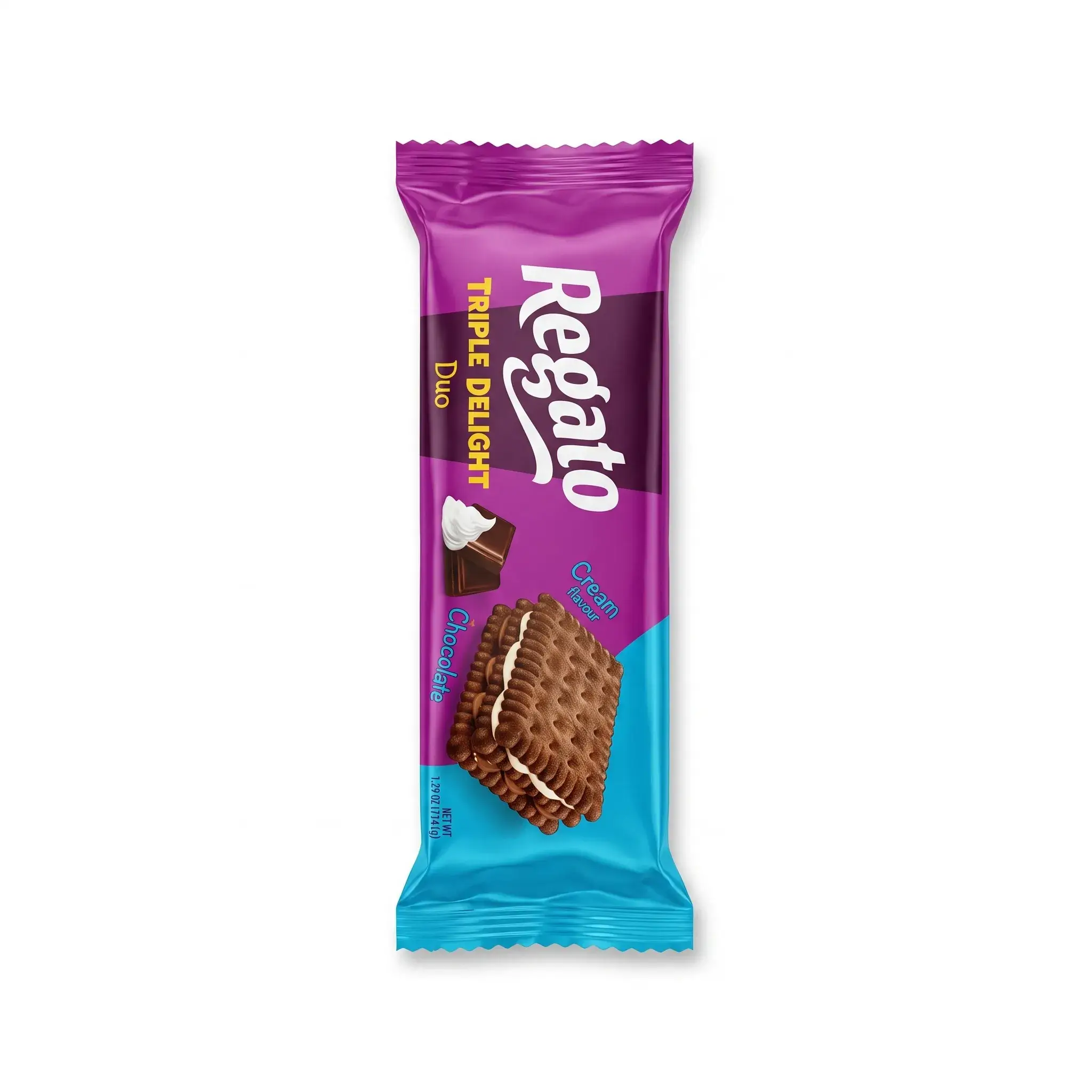 Regato Triple Delight Duo Cream & Chocolate Biscuits
