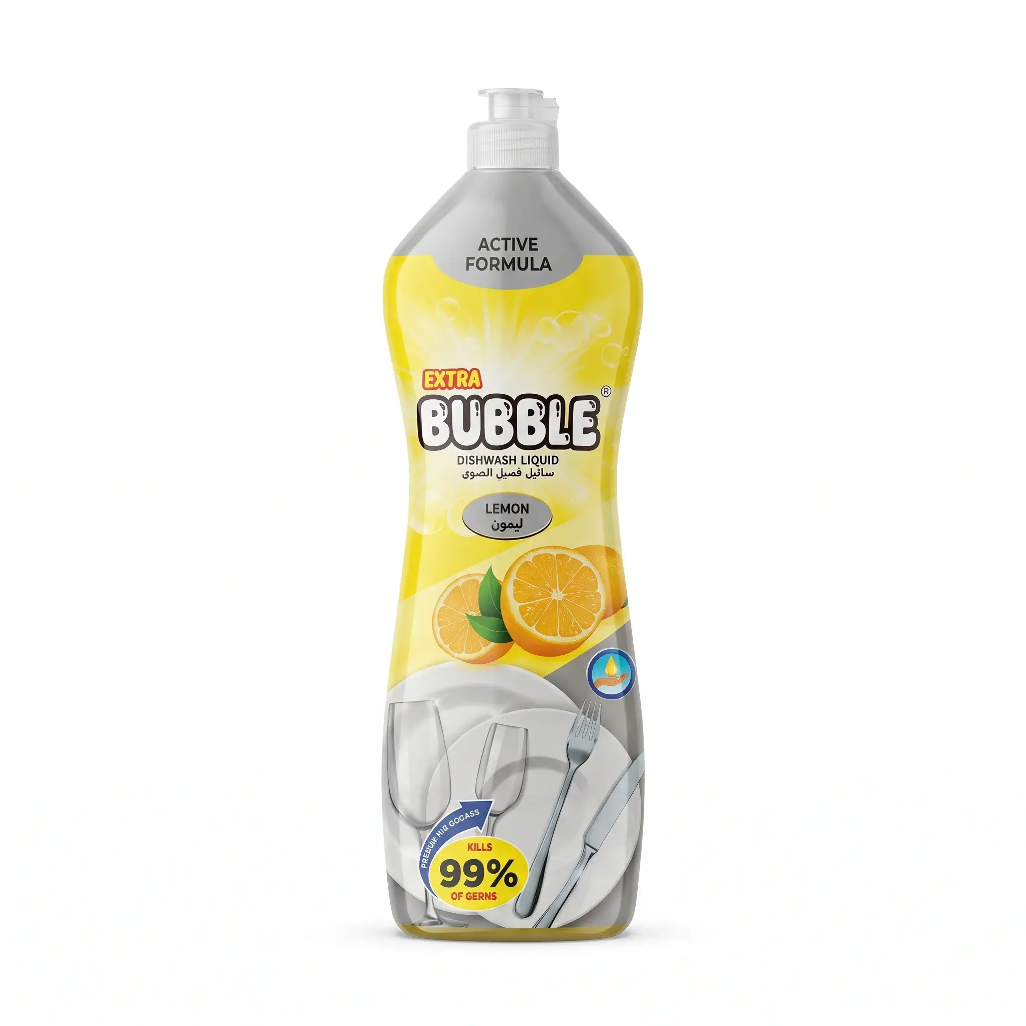 Extra Bubble Lemon Dishwash Liquid