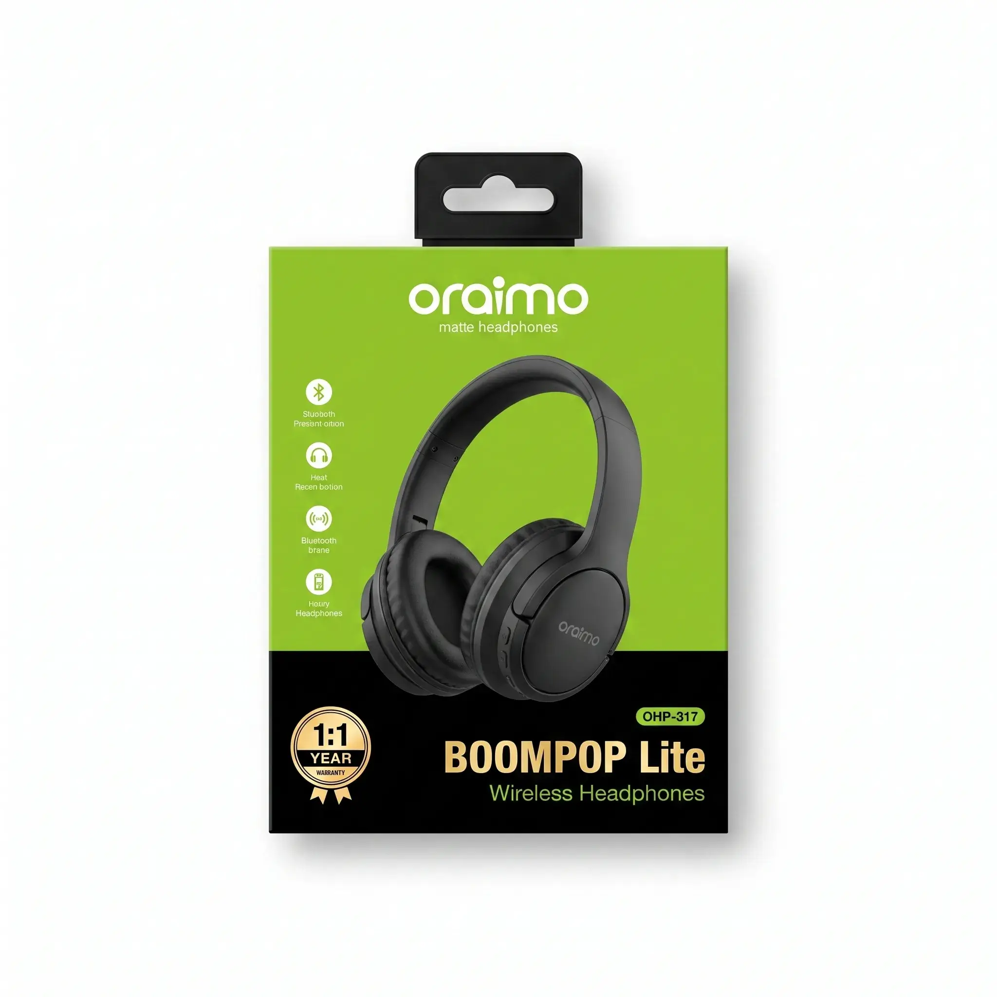 Oraimo BoomPop Lite Wireless Headphones OHP-317
