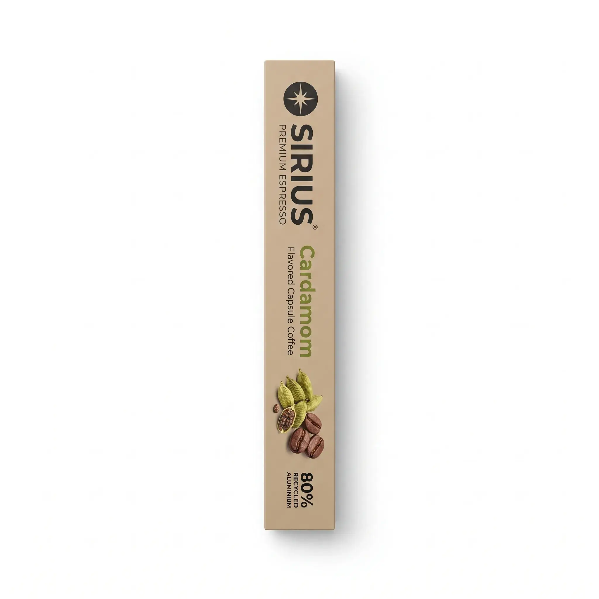 Sirius Cardamom Flavored Espresso Coffee Capsules