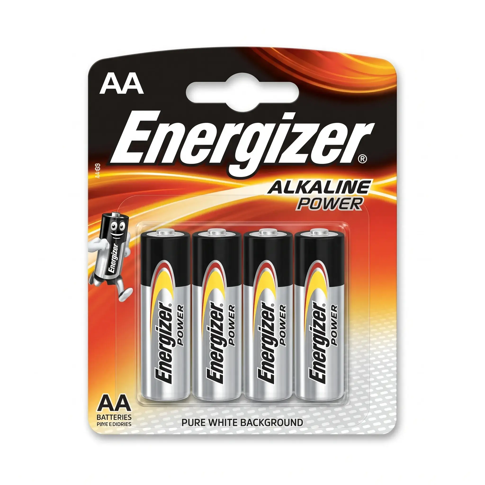 Energizer Alkaline Power AA Batteries (4 Pack)