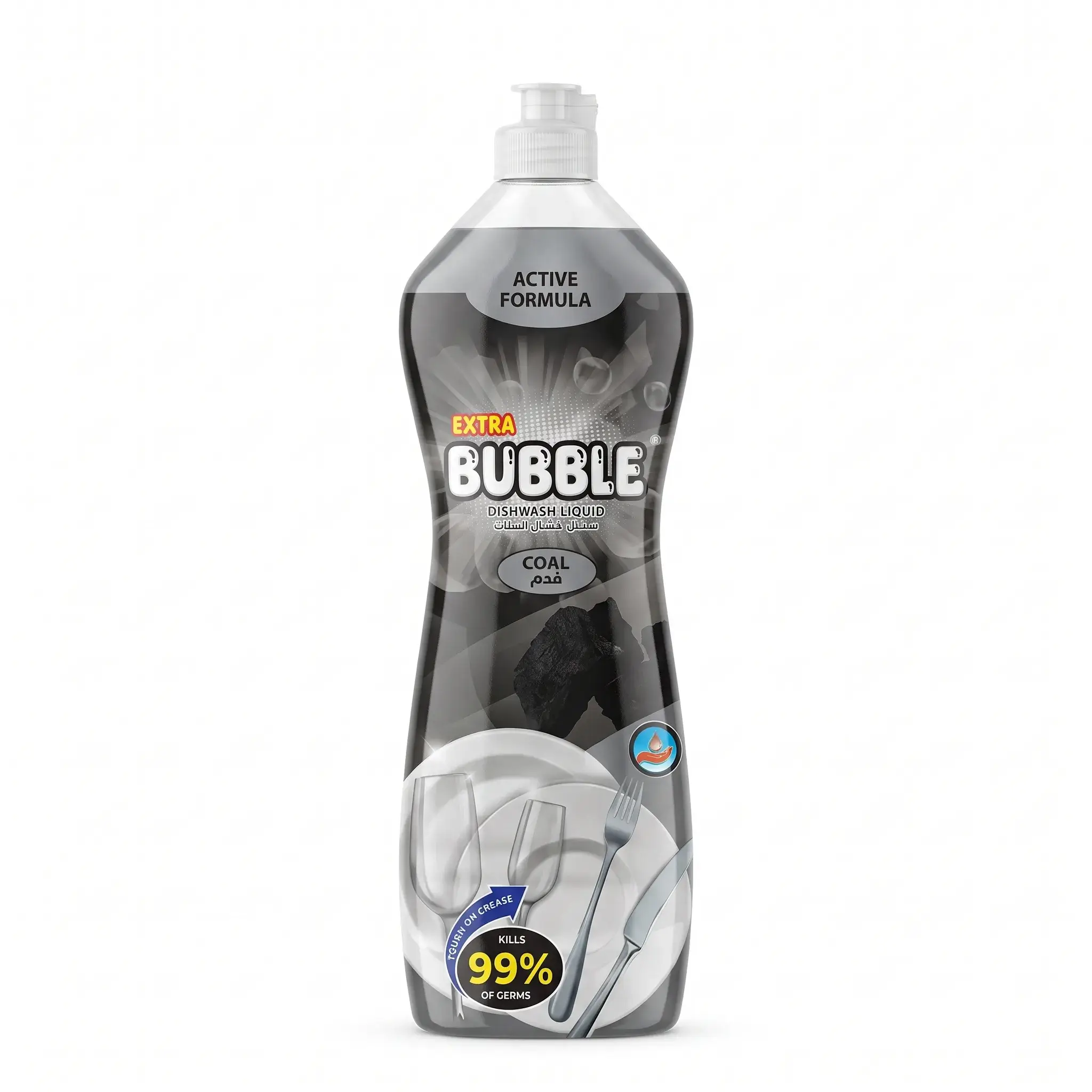 Extra Bubble Dishwash Liquid Coal