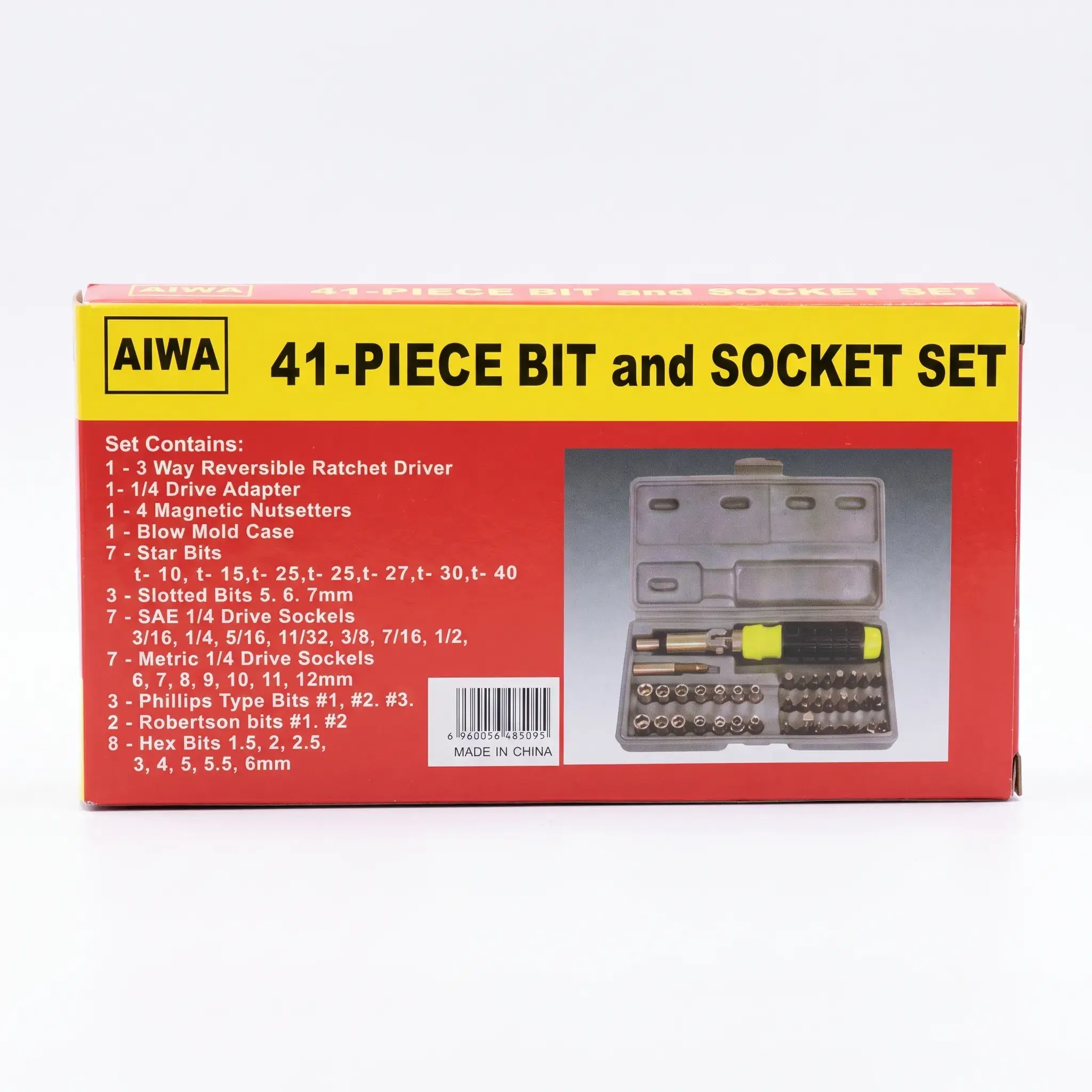 AIWA 41-Piece Bit and Socket Set