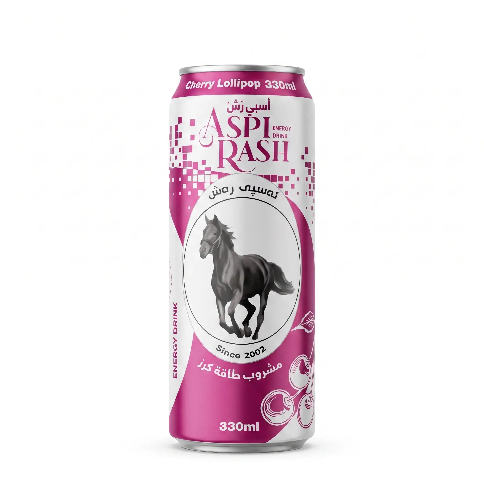 Aspi Rash Cherry Lollipop Energy Drink