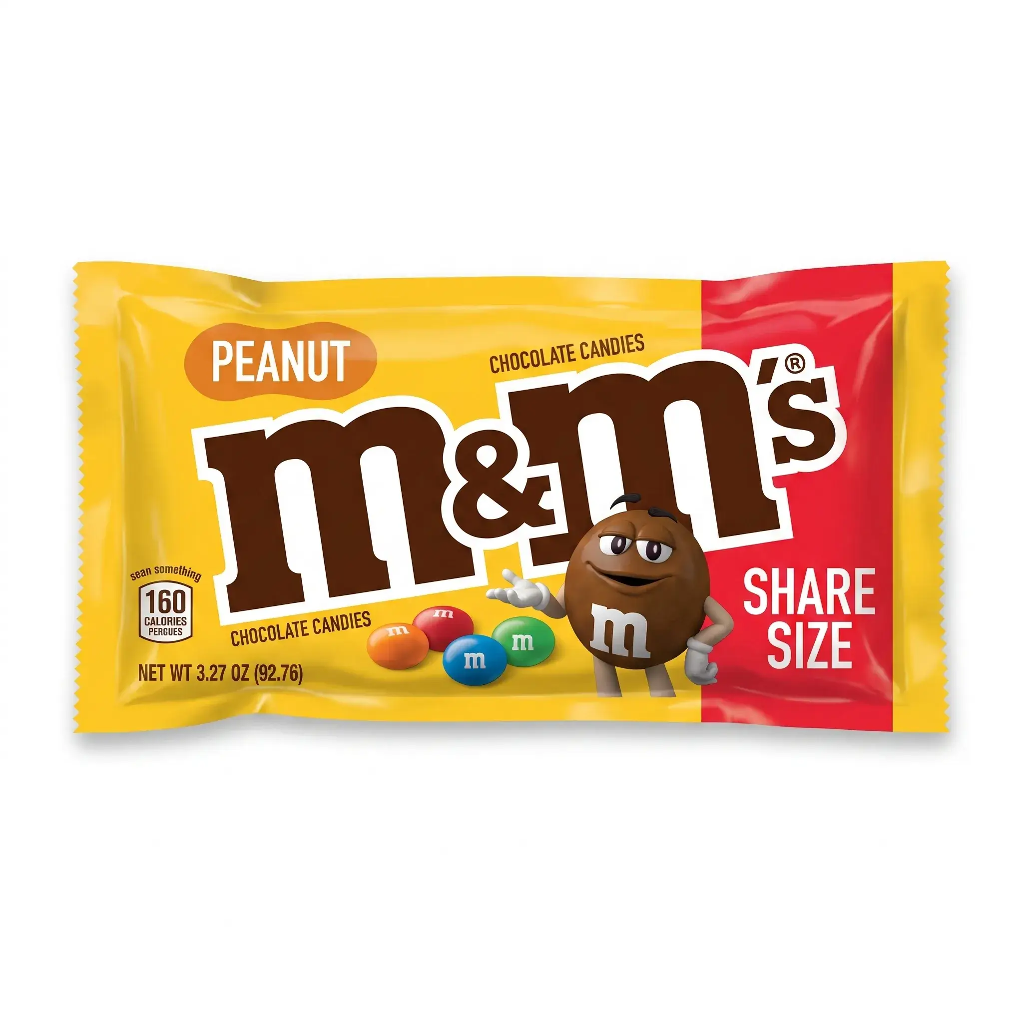 M&M's Peanut Chocolate Candies Share Size