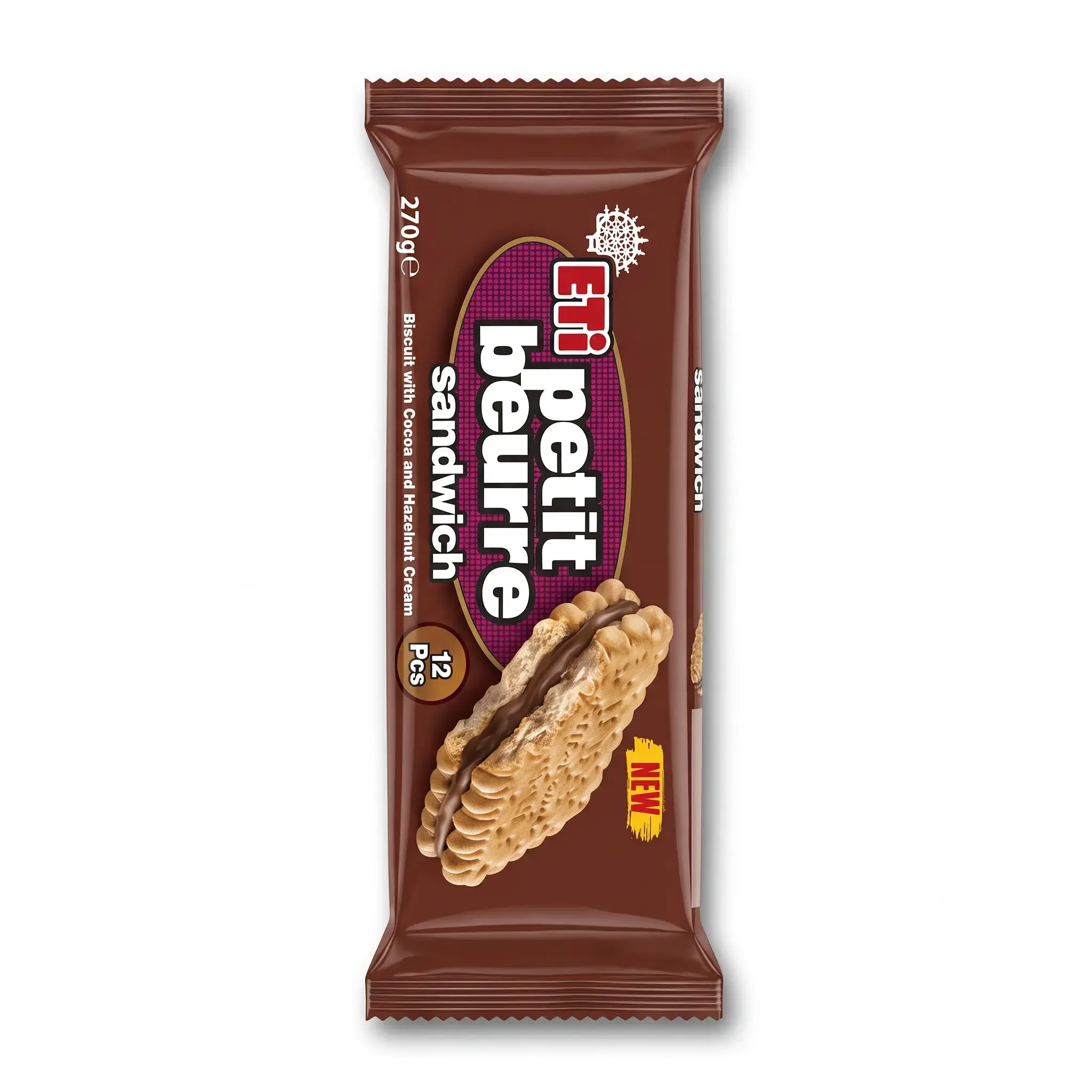 Eti Petit Beurre Sandwich with Cocoa and Hazelnut Cream