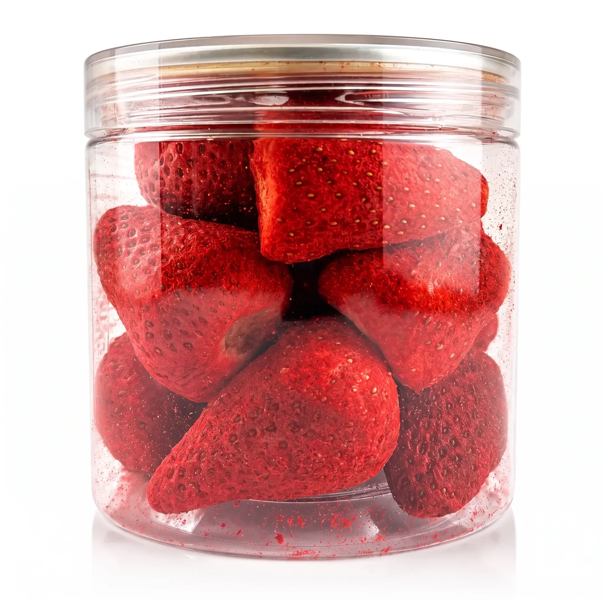 Freeze Dried Whole Strawberries Jar