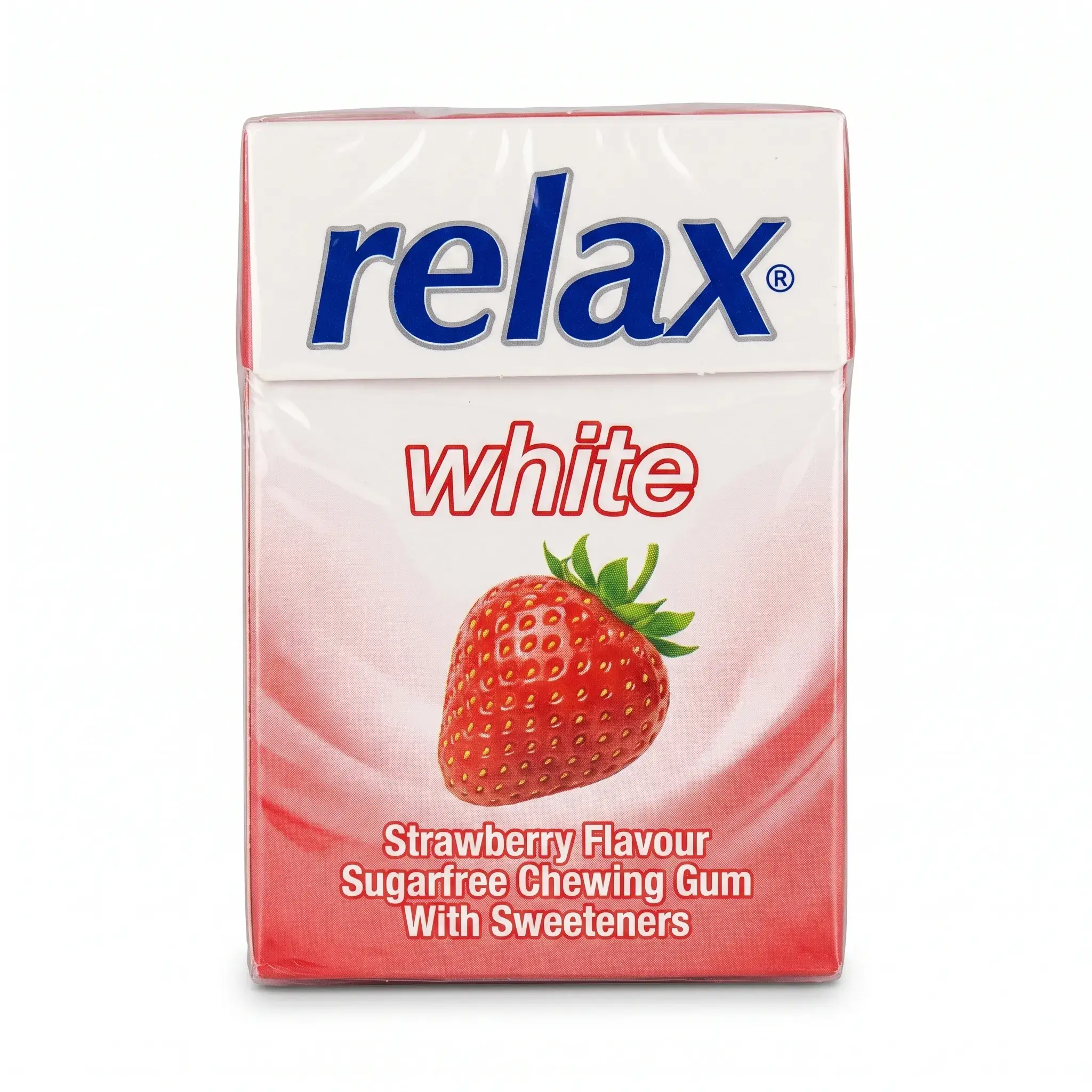 Relax White Strawberry Sugar-Free Chewing Gum