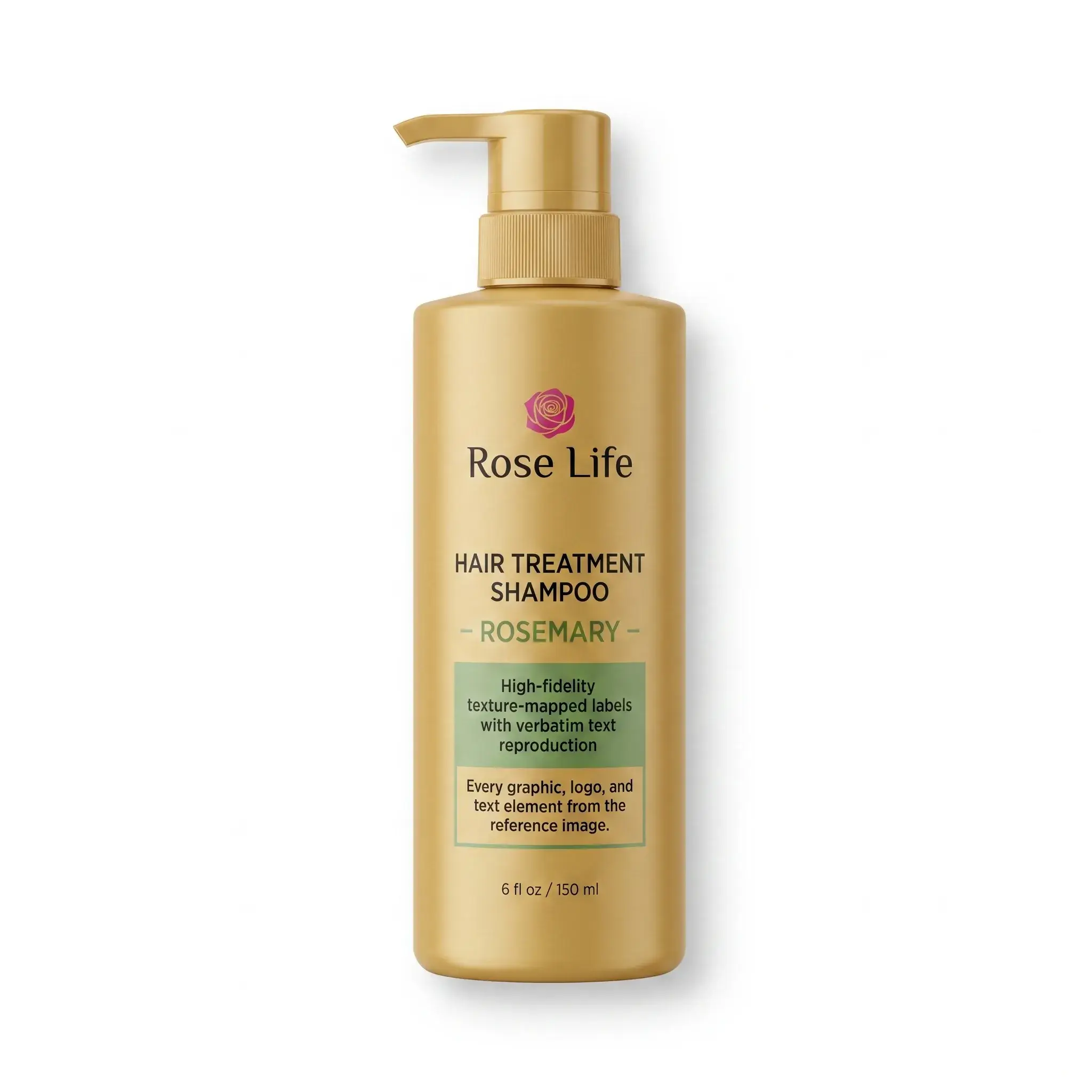 Rose Life Hair Treatment Shampoo - Rosemary