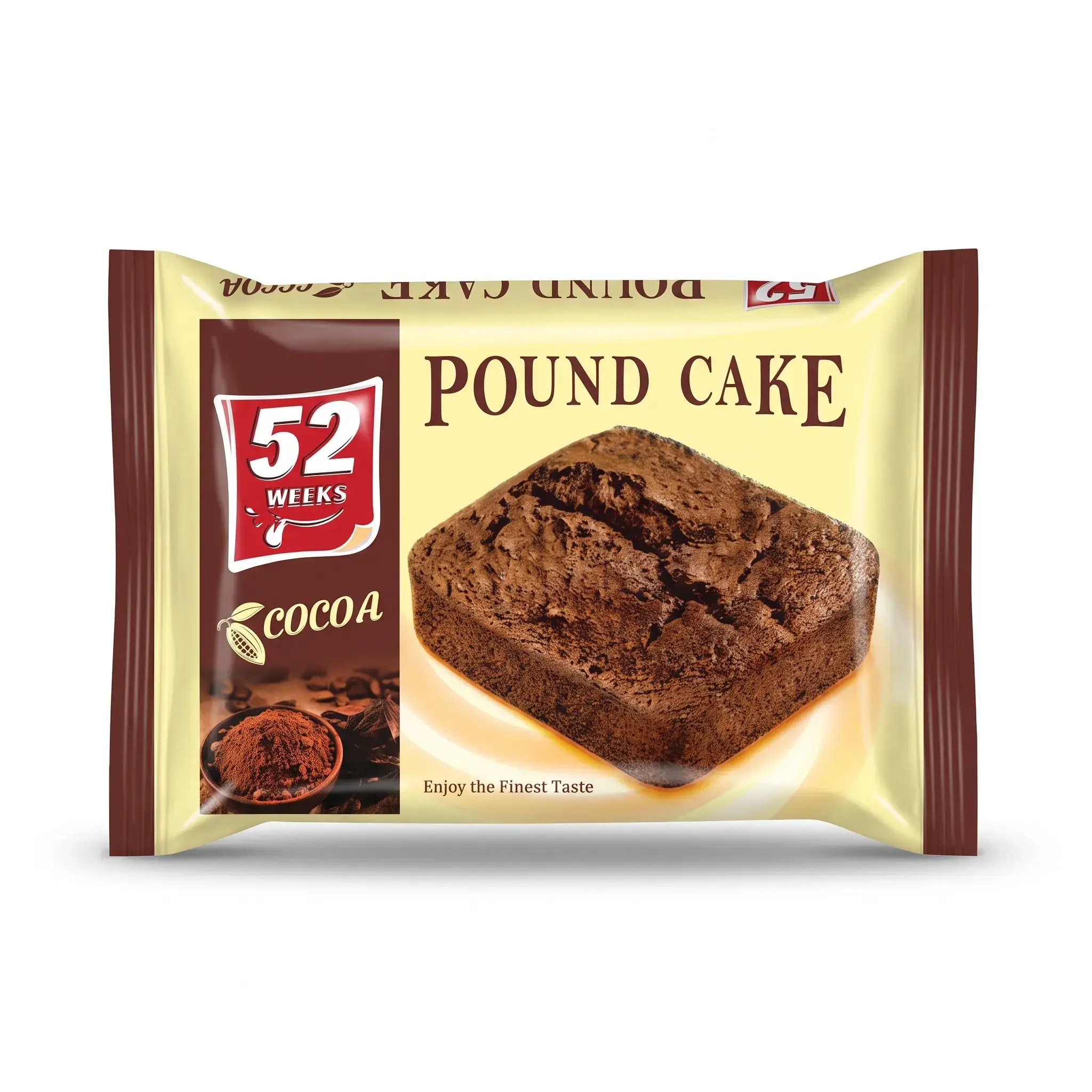 52 Weeks Cocoa Pound Cake
