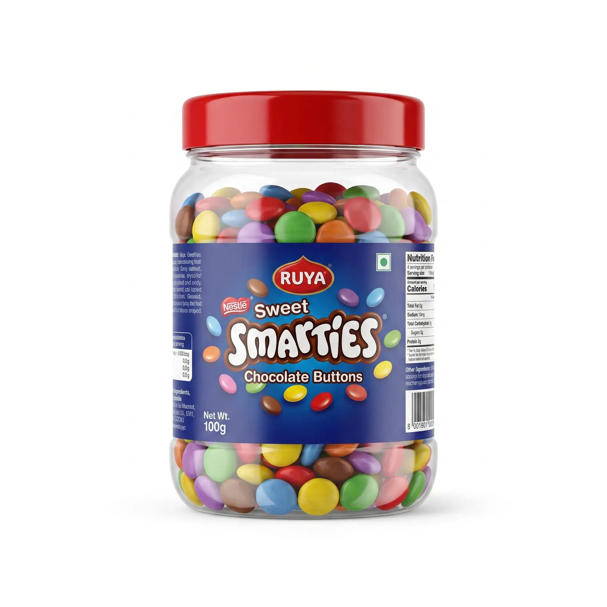 Ruya Sweet Smarties Chocolate Buttons