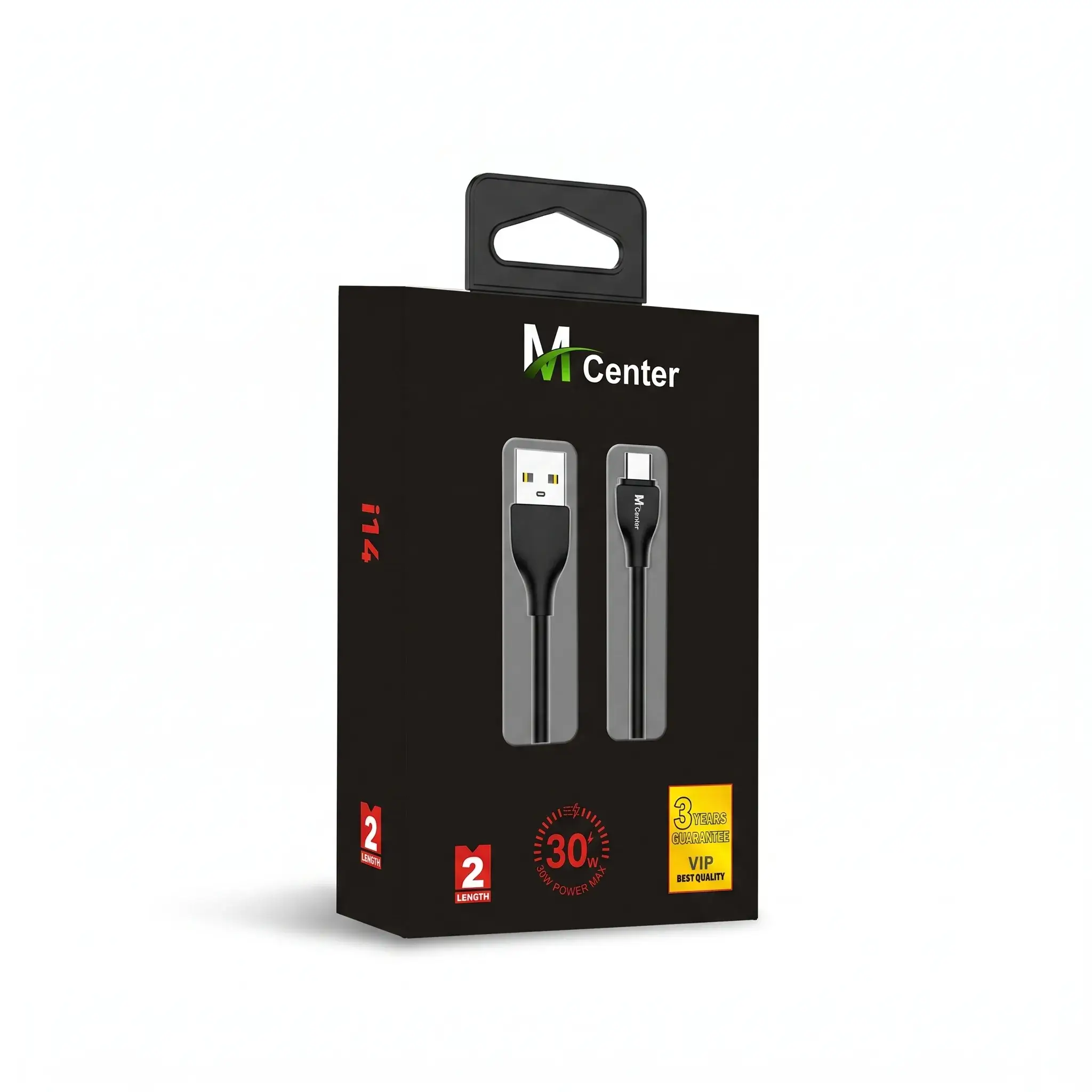 M Center i14 USB to Type-C Charging Cable - 2m, 30W