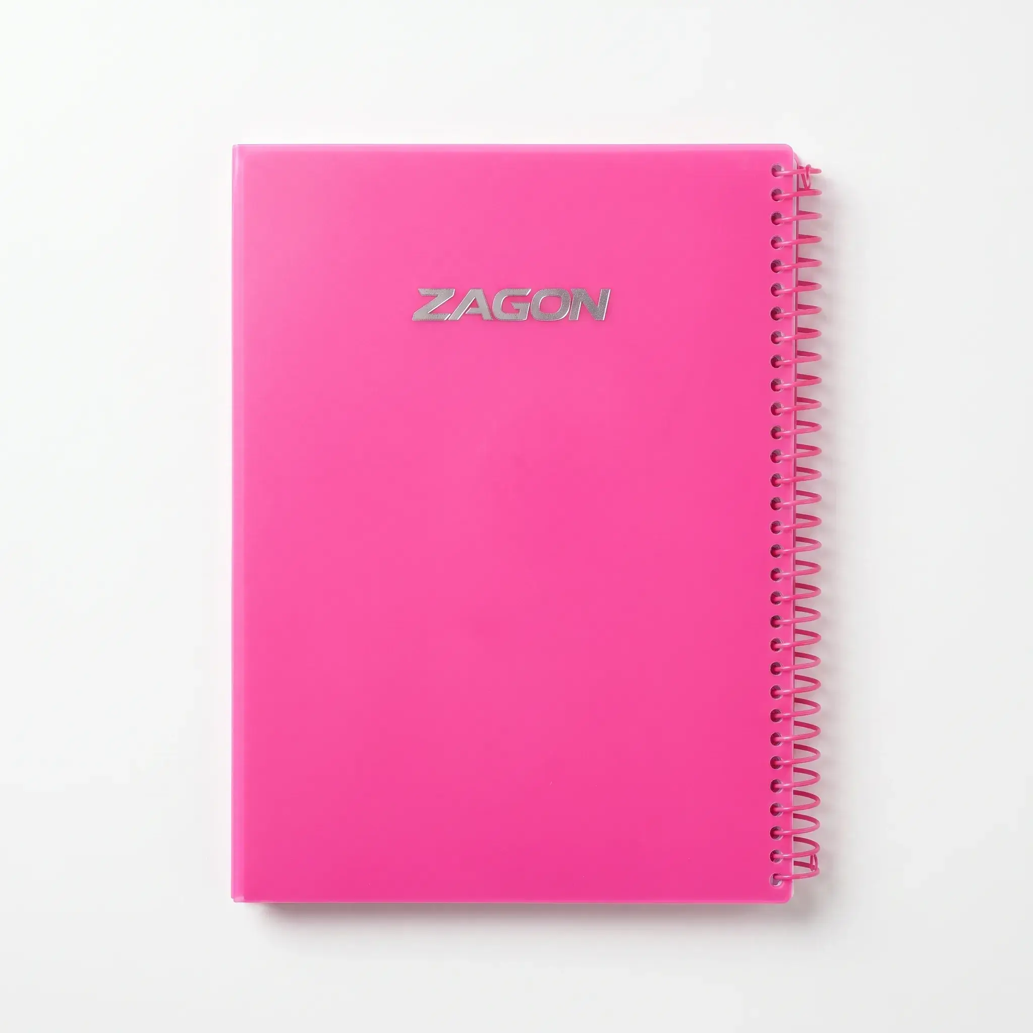 Zagon Pink Spiral Notebook