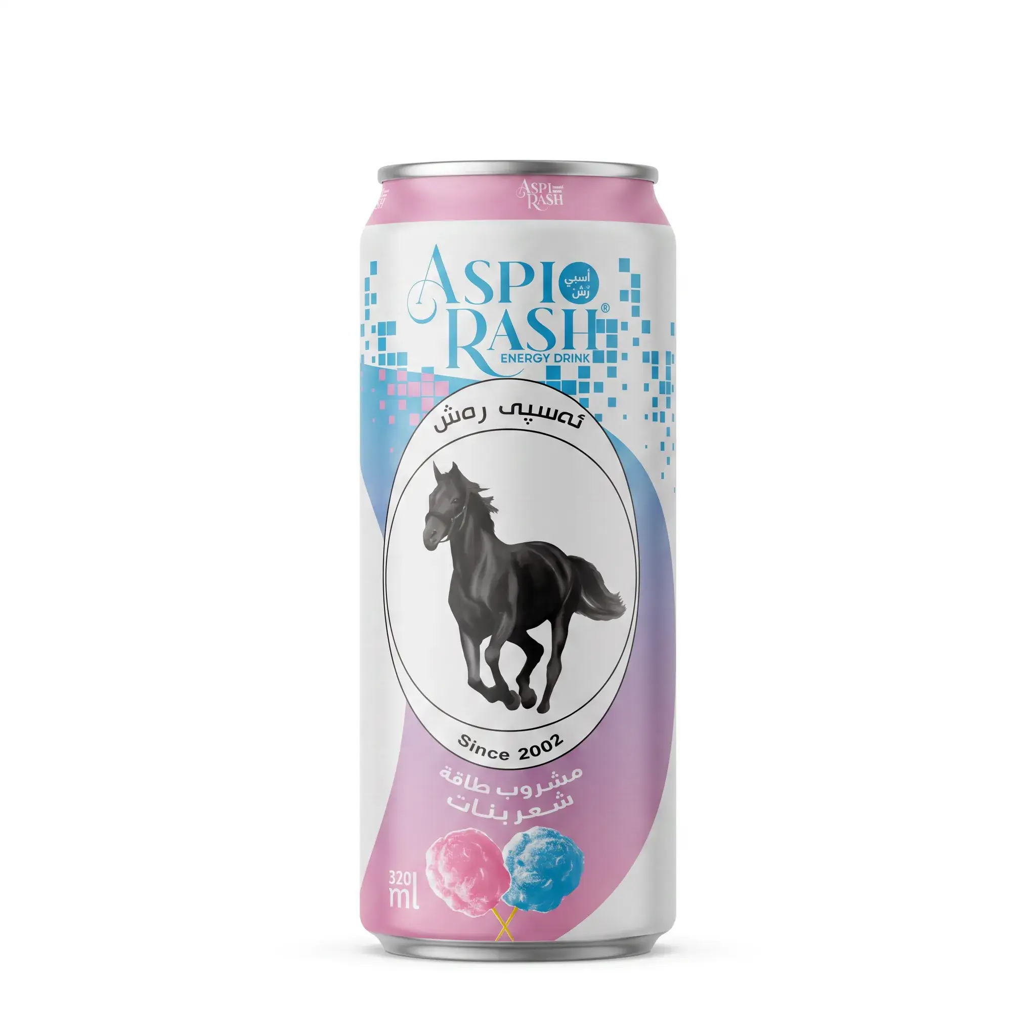 Aspio Rash Cotton Candy Energy Drink