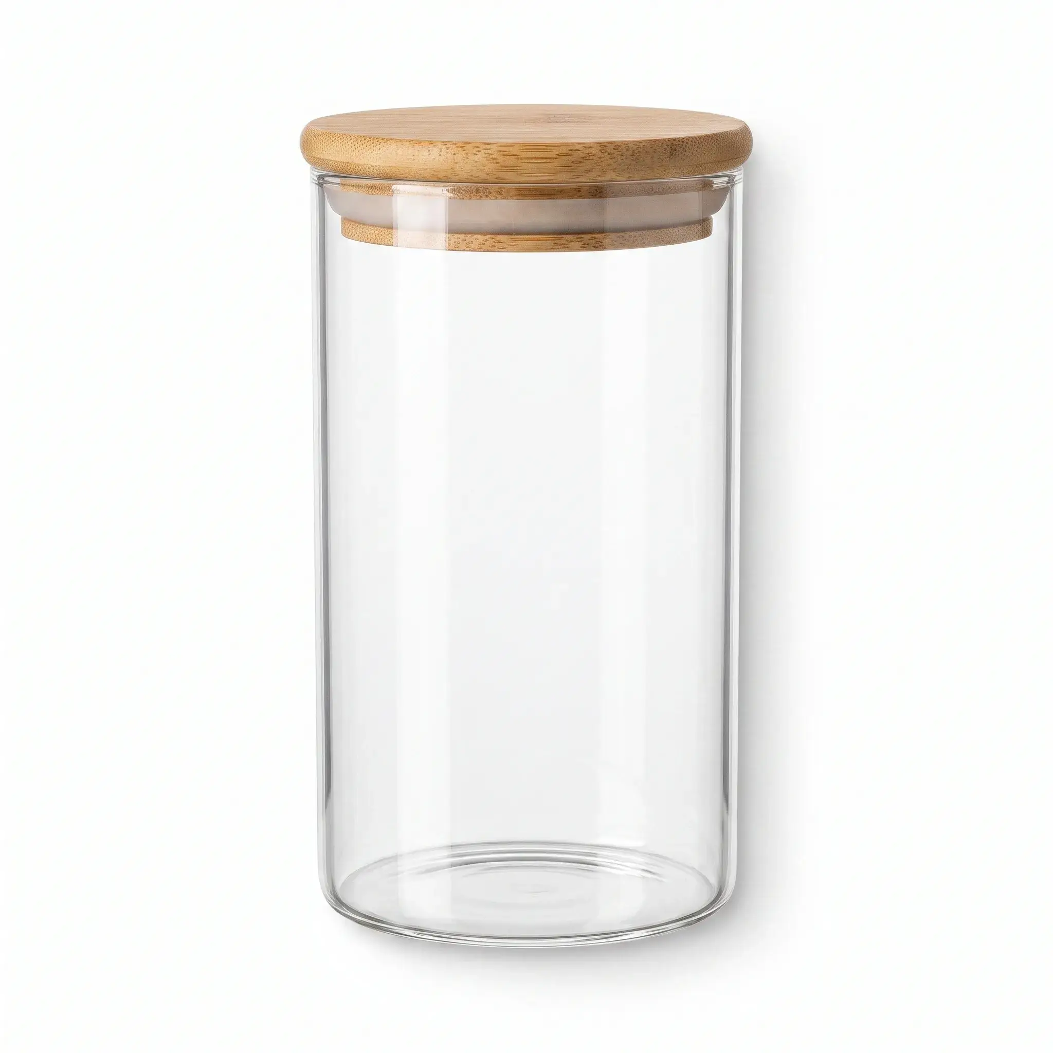 Glass Storage Jar with Bamboo Lid