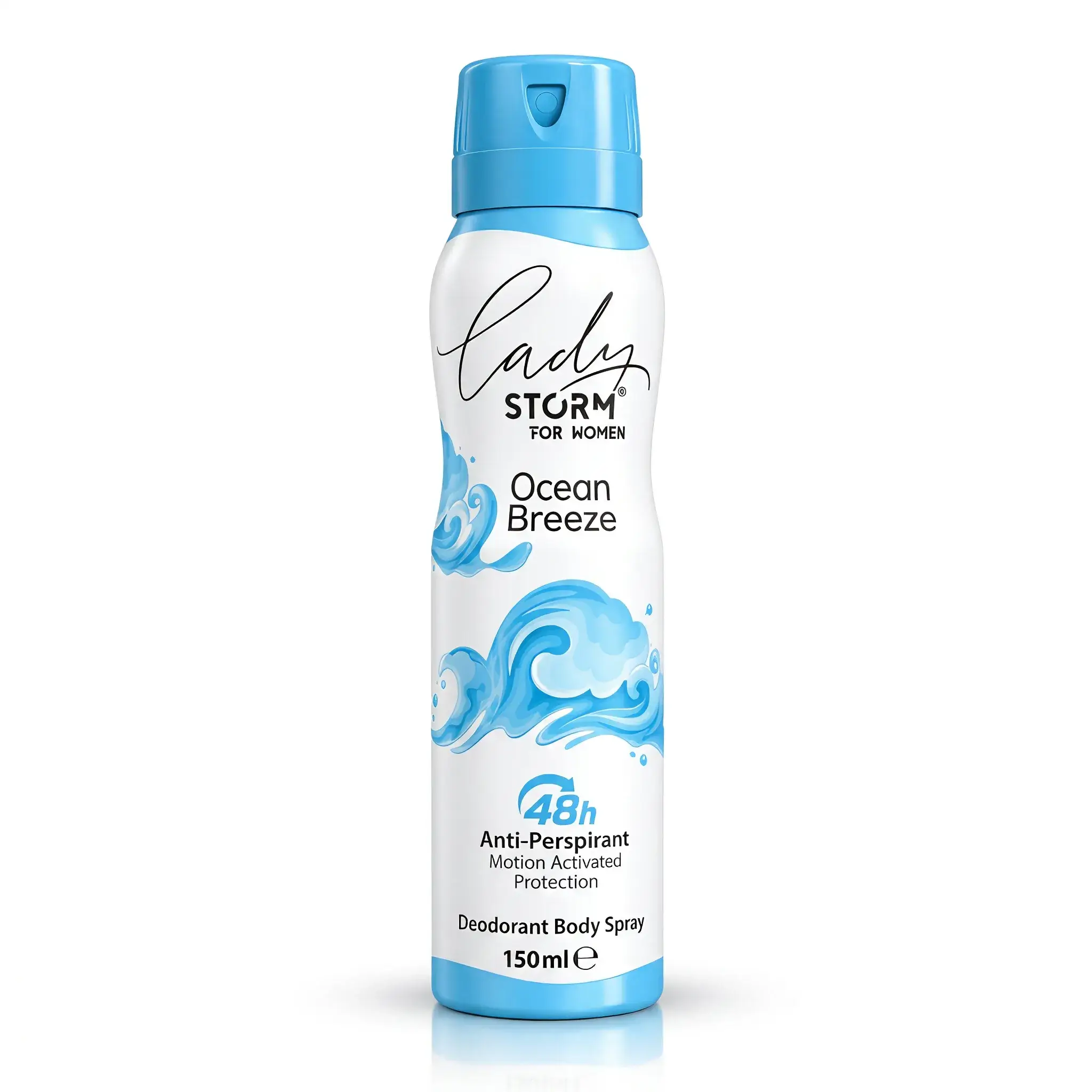 Lady Storm Ocean Breeze Deodorant Body Spray for Women