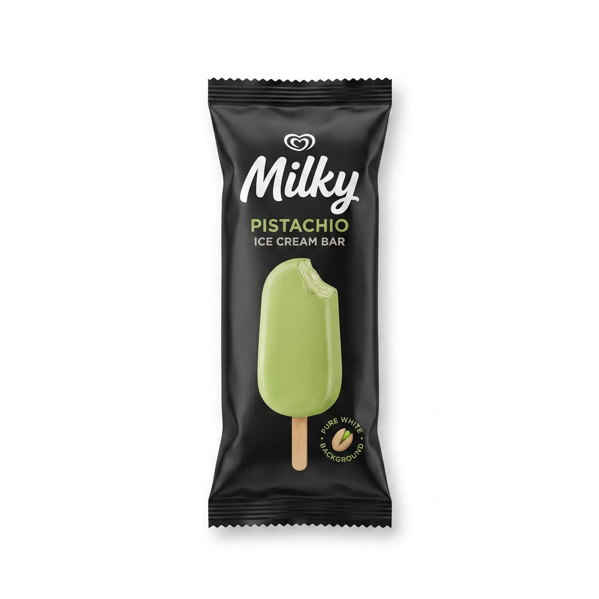 Milky Pistachio Ice Cream Bar