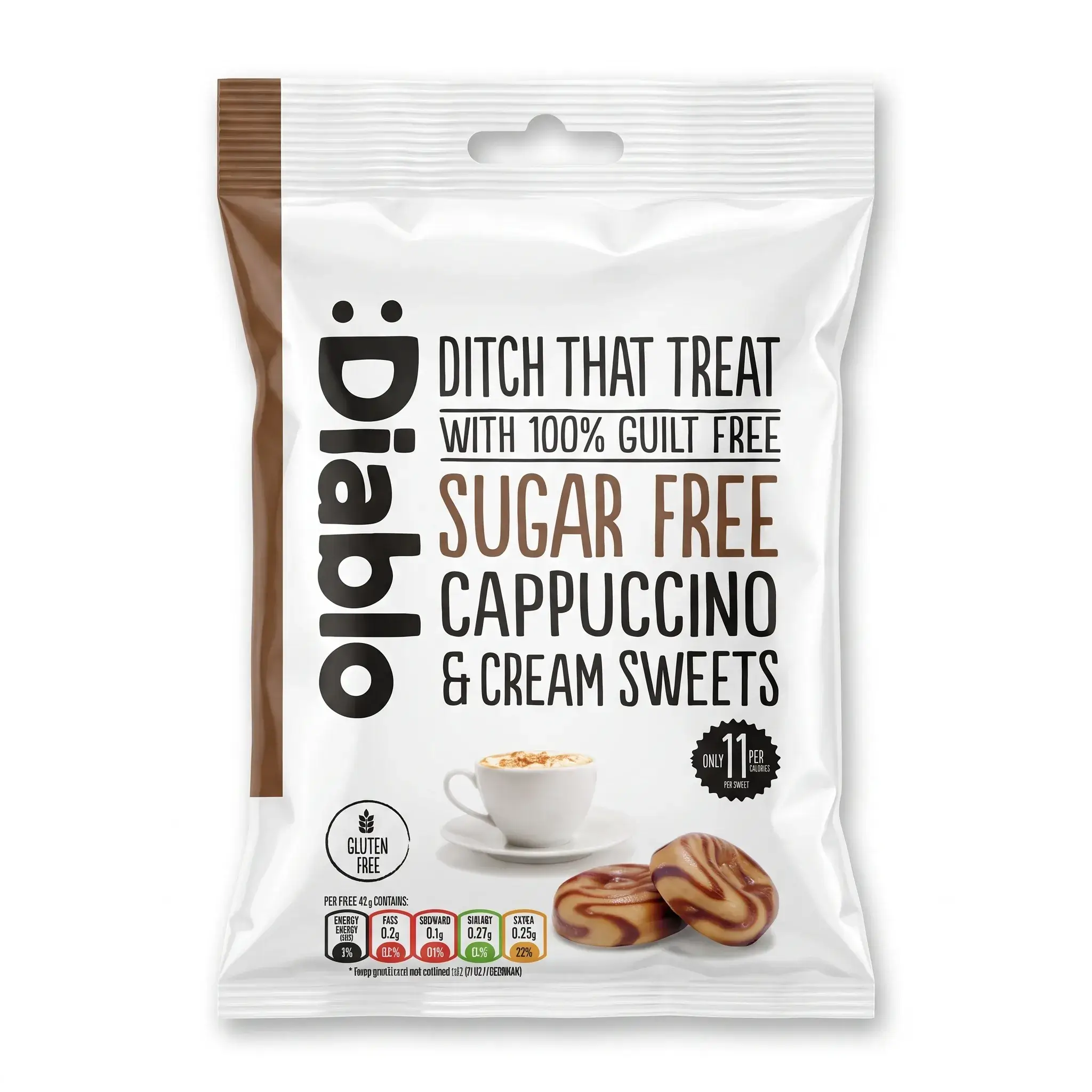 :Diablo Sugar Free Cappuccino & Cream Sweets