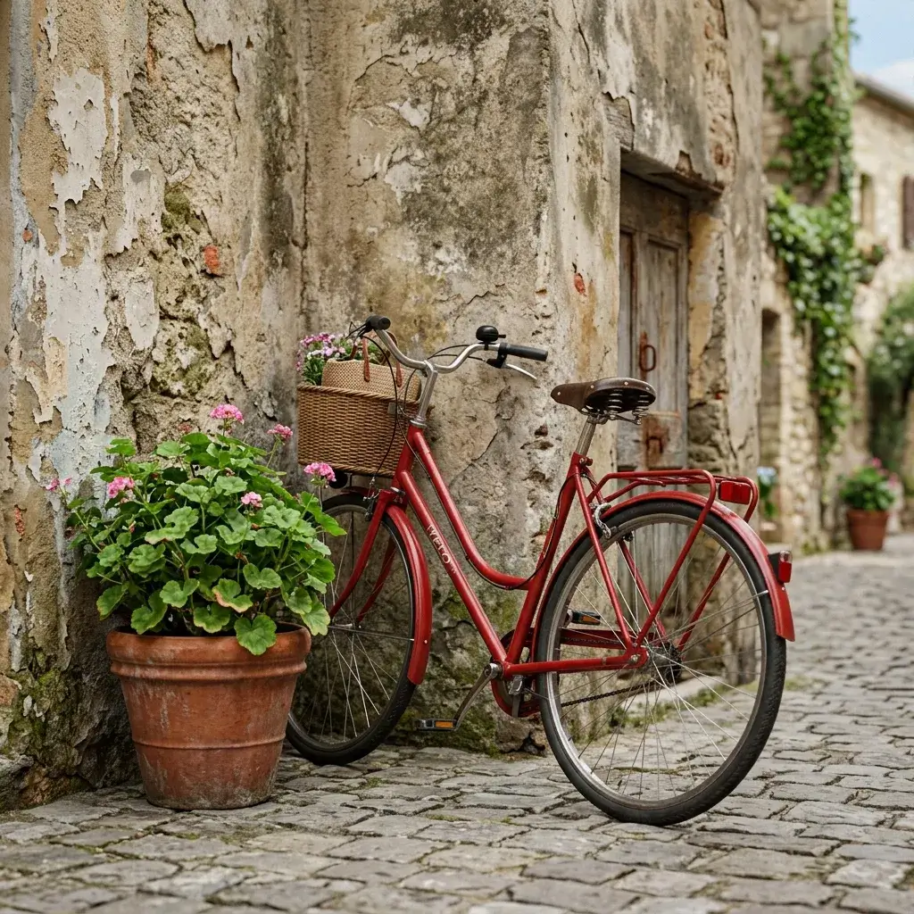 Bicycle in the 3D style