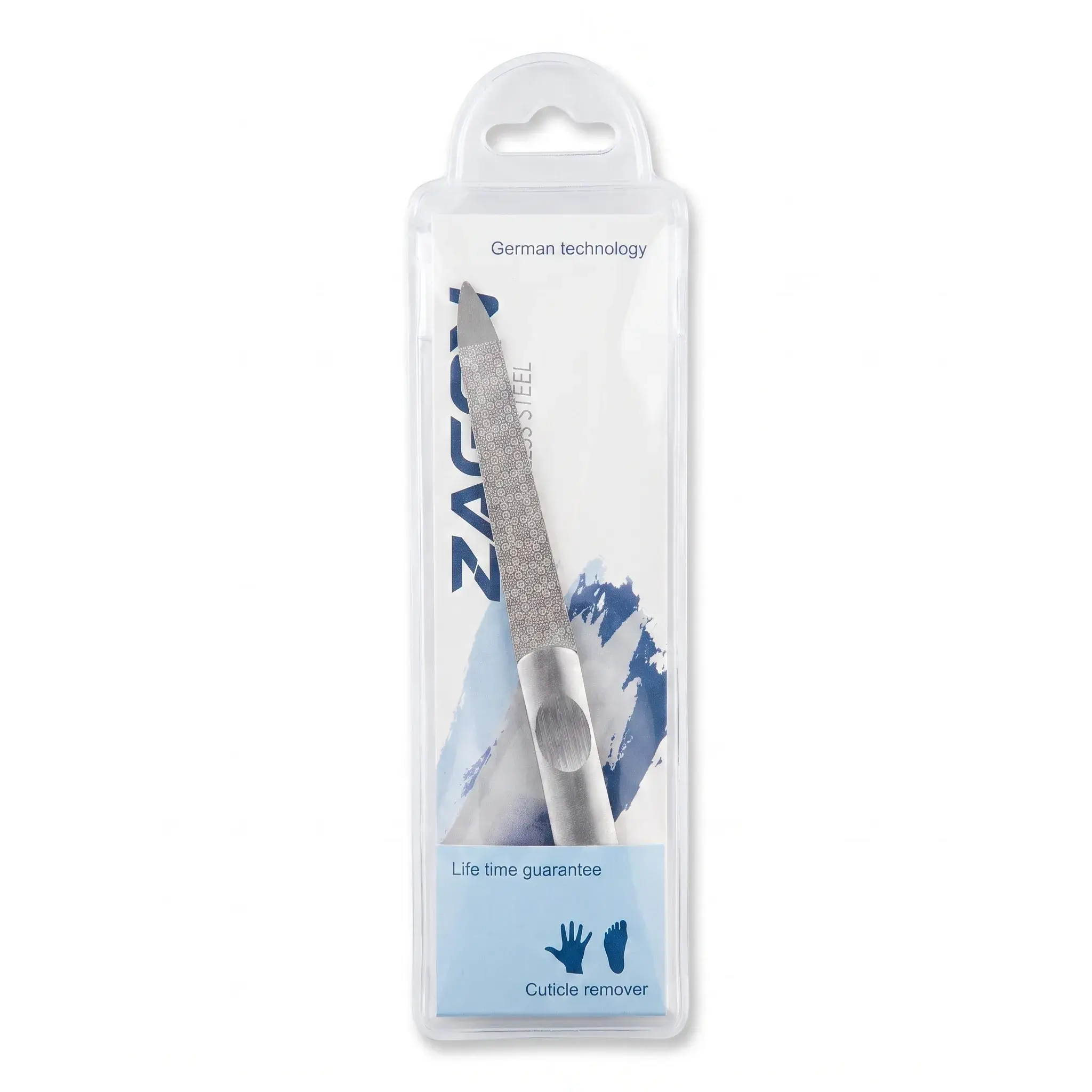 Zagon Stainless Steel Cuticle Remover & Nail File
