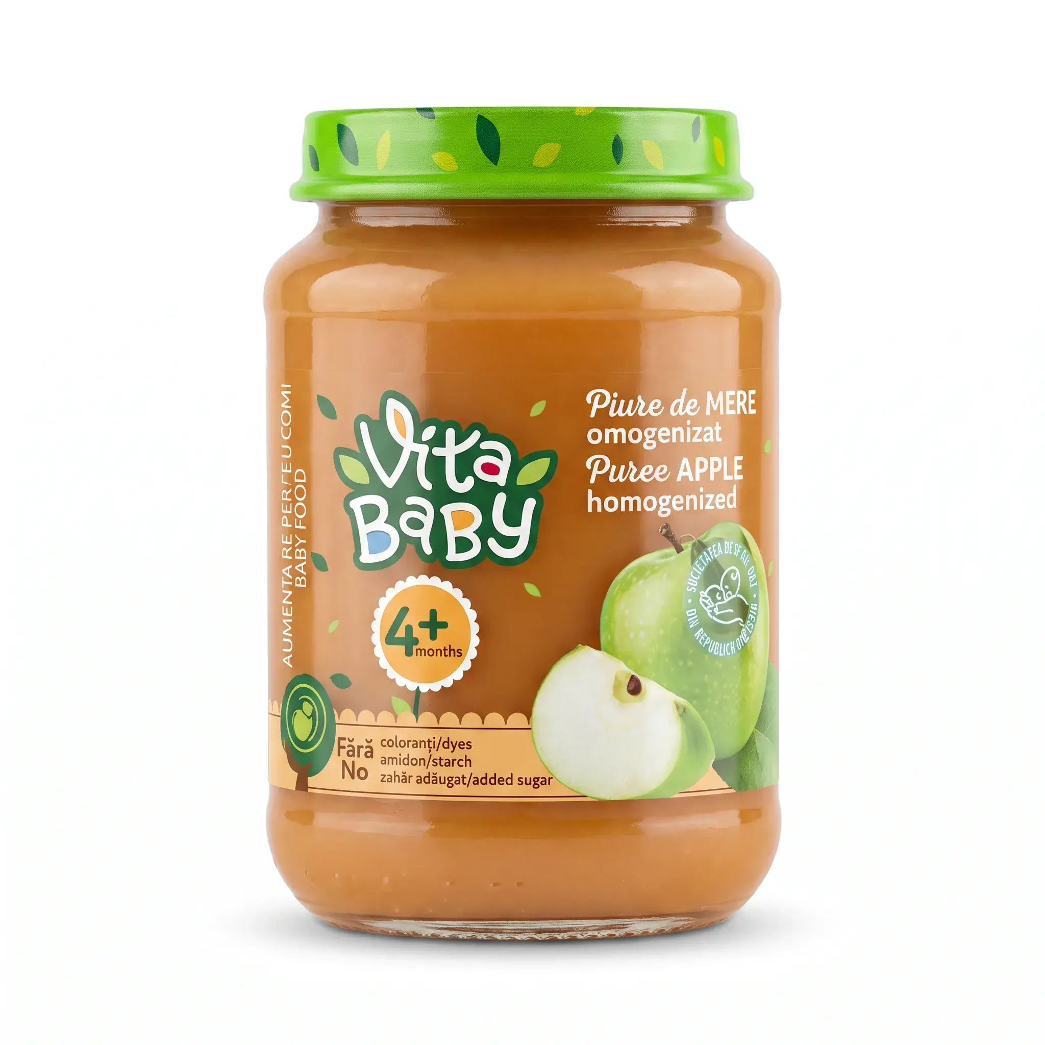 Vita Baby Homogenized Apple Puree (4+ Months)