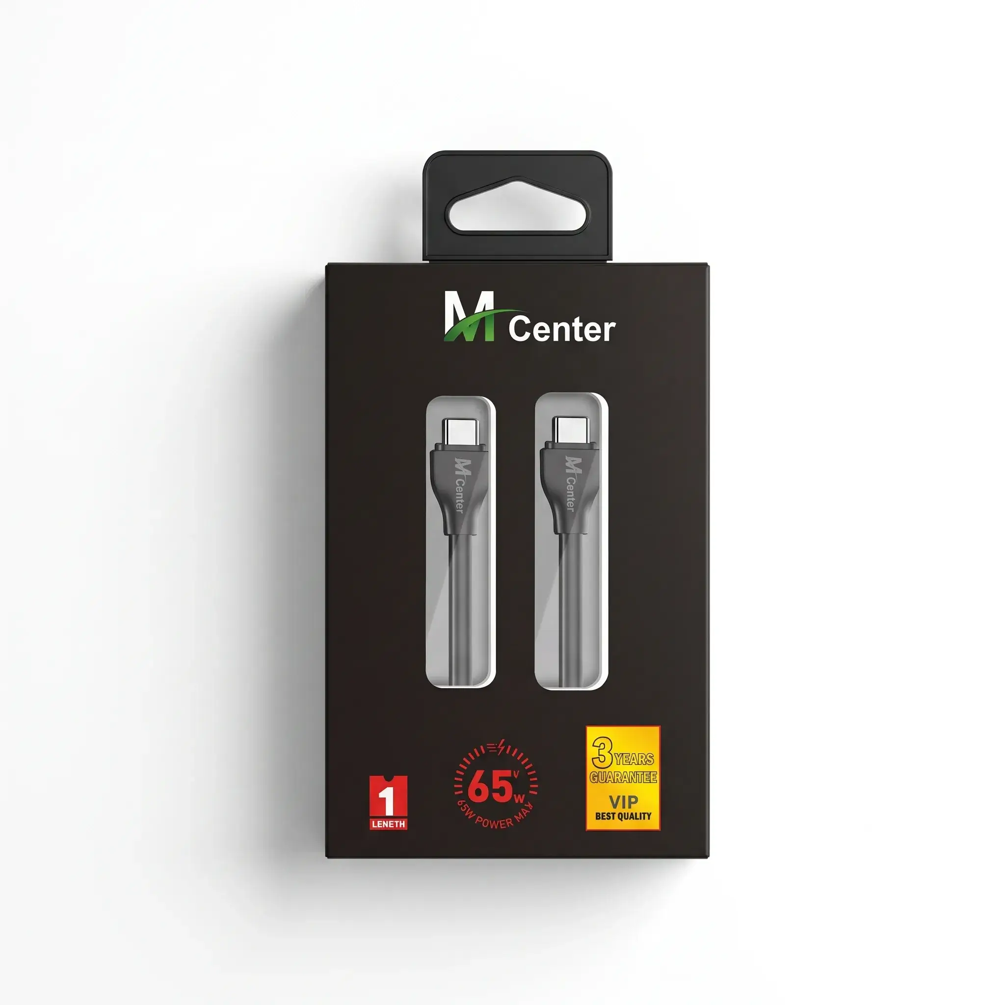 M Center TT6 USB-C to USB-C Cable 65W 1M