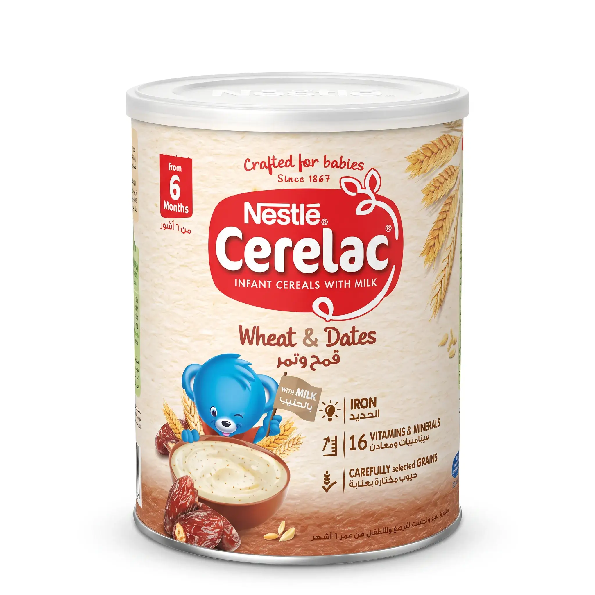 Nestle Cerelac Infant Cereal Wheat & Dates (From 6 Months)