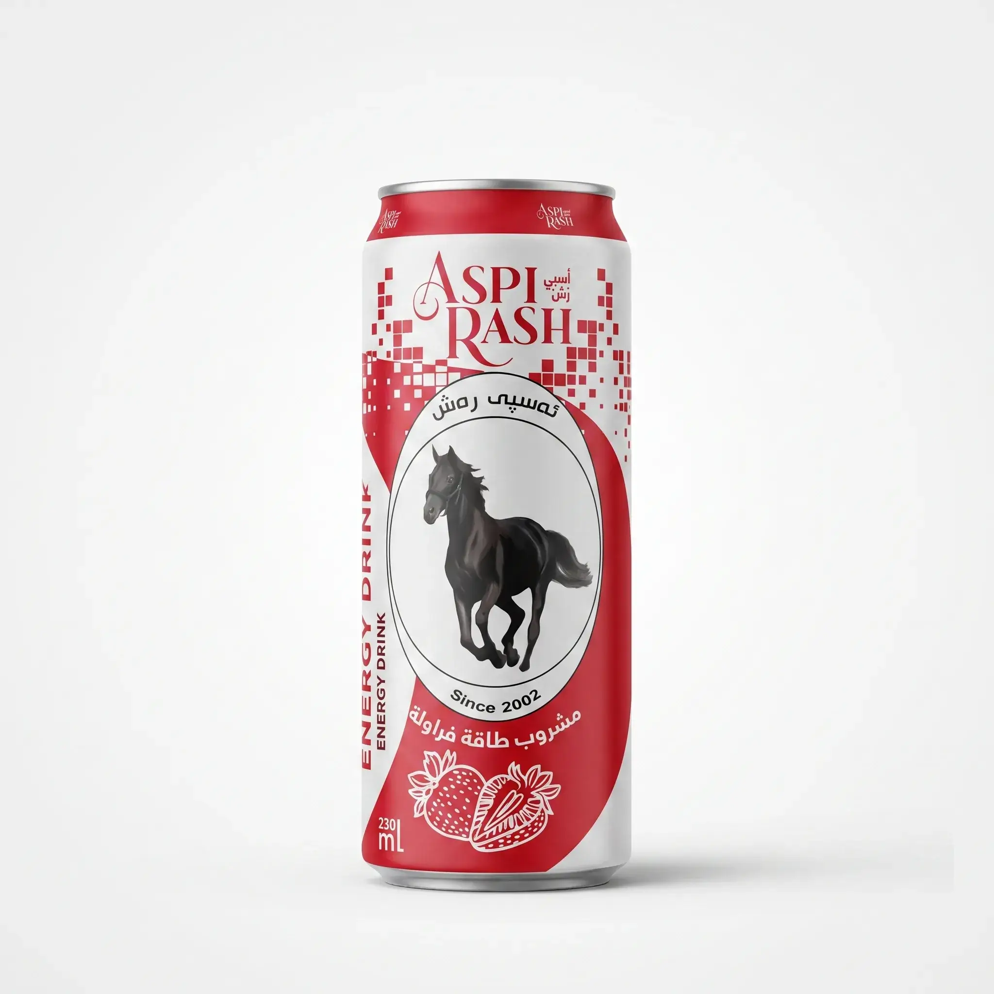 Aspi Rash Strawberry Energy Drink