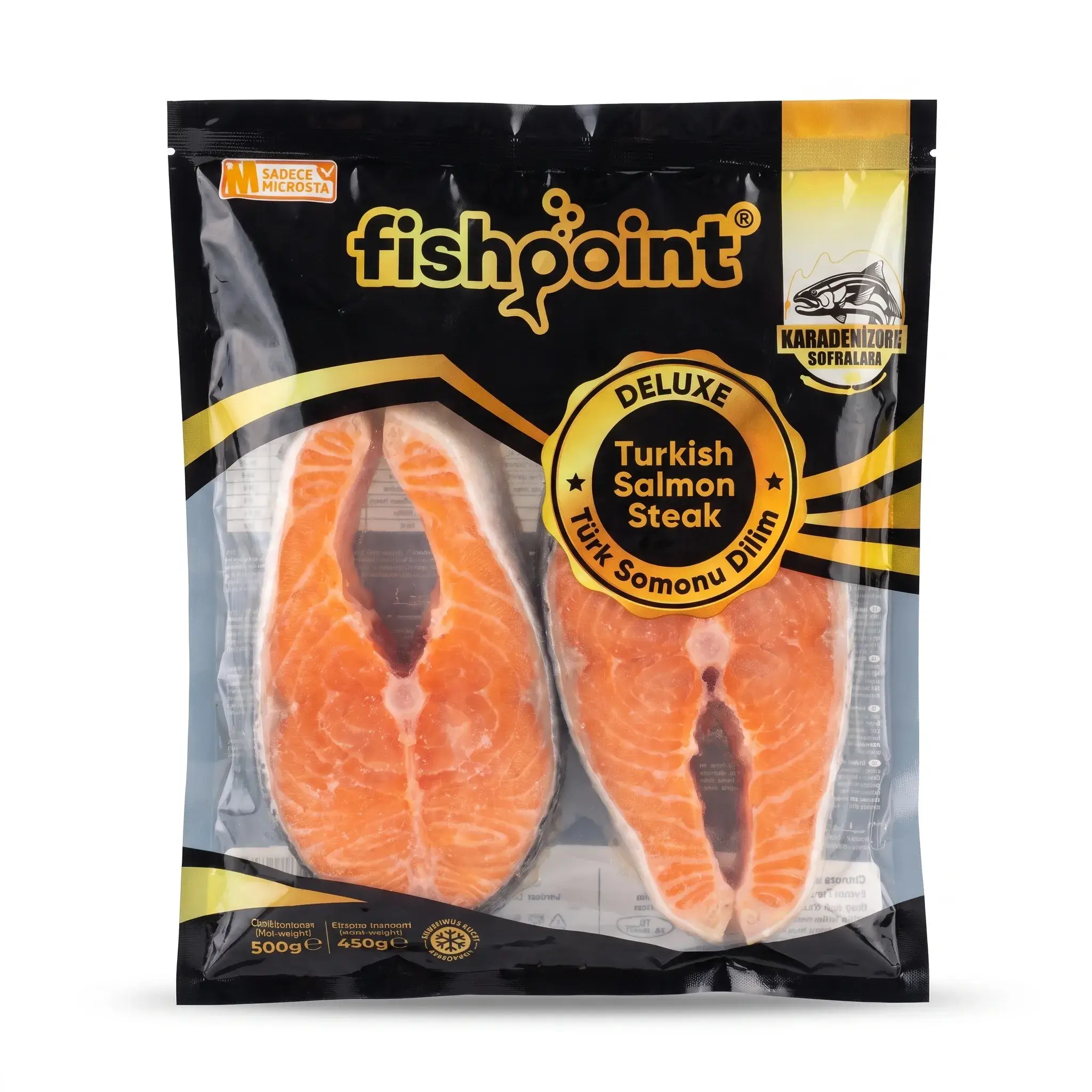 Fishpoint Deluxe Frozen Turkish Salmon Steak