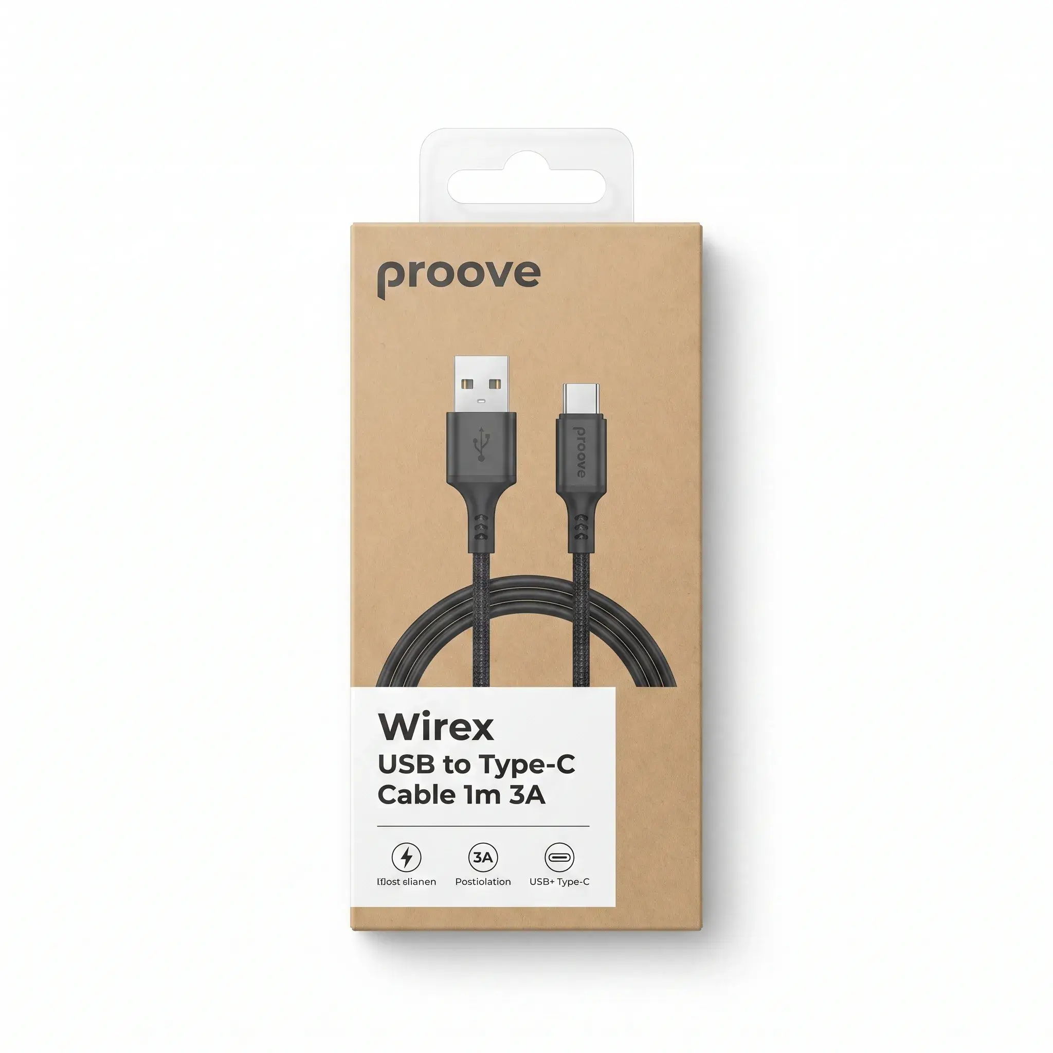 Proove Wirex USB to Type-C Cable 1m 3A