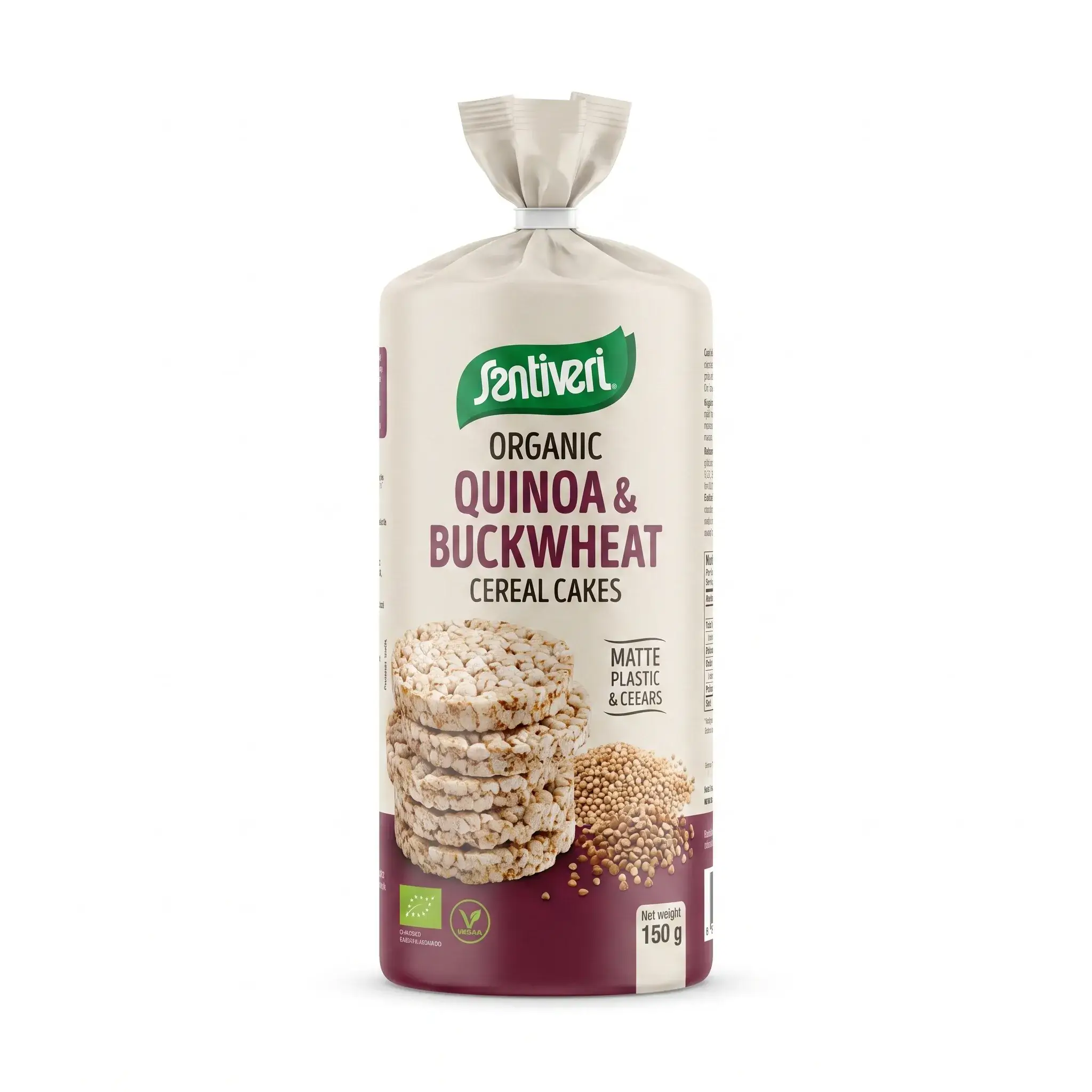 Santiveri Organic Quinoa & Buckwheat Cereal Cakes